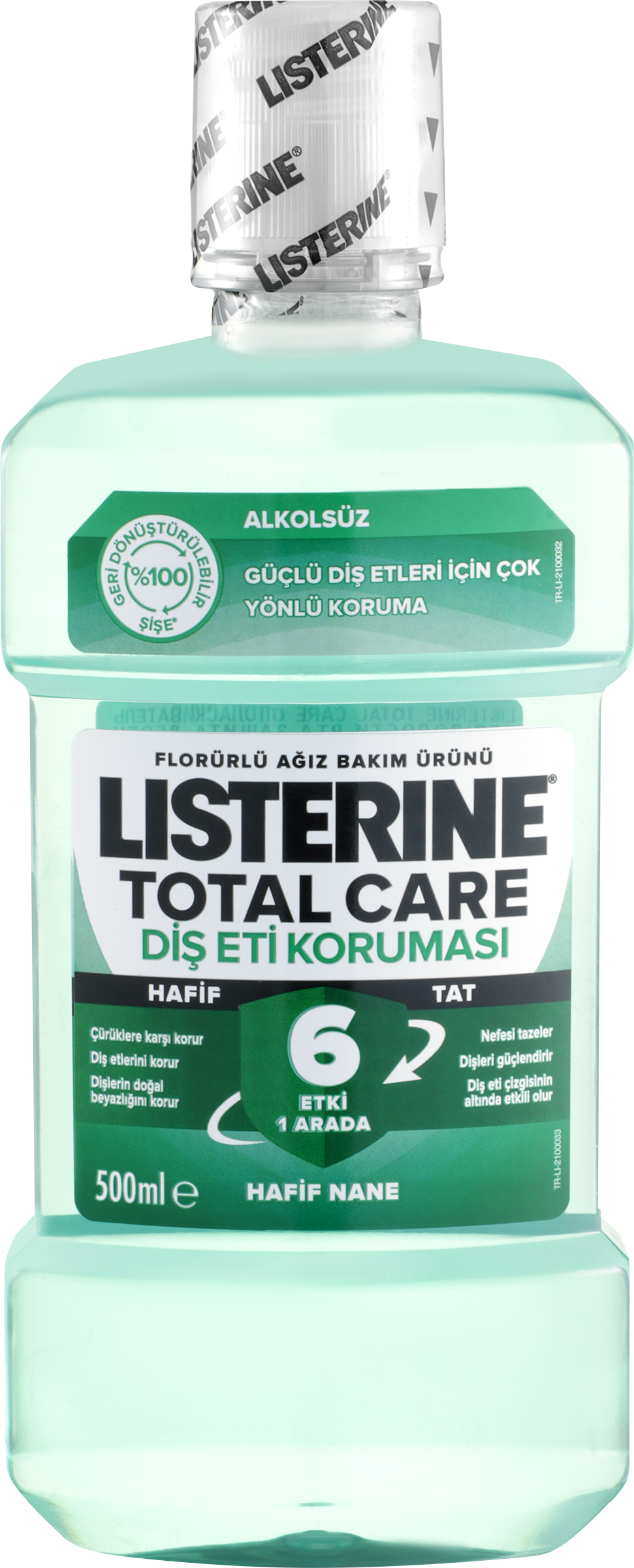 Изображение товара Ополаскиватель LISTERINE Total Care Защита десен 500 мл Изображение товара Ополаскиватель LISTERINE Total Care Защита десен 500 мл