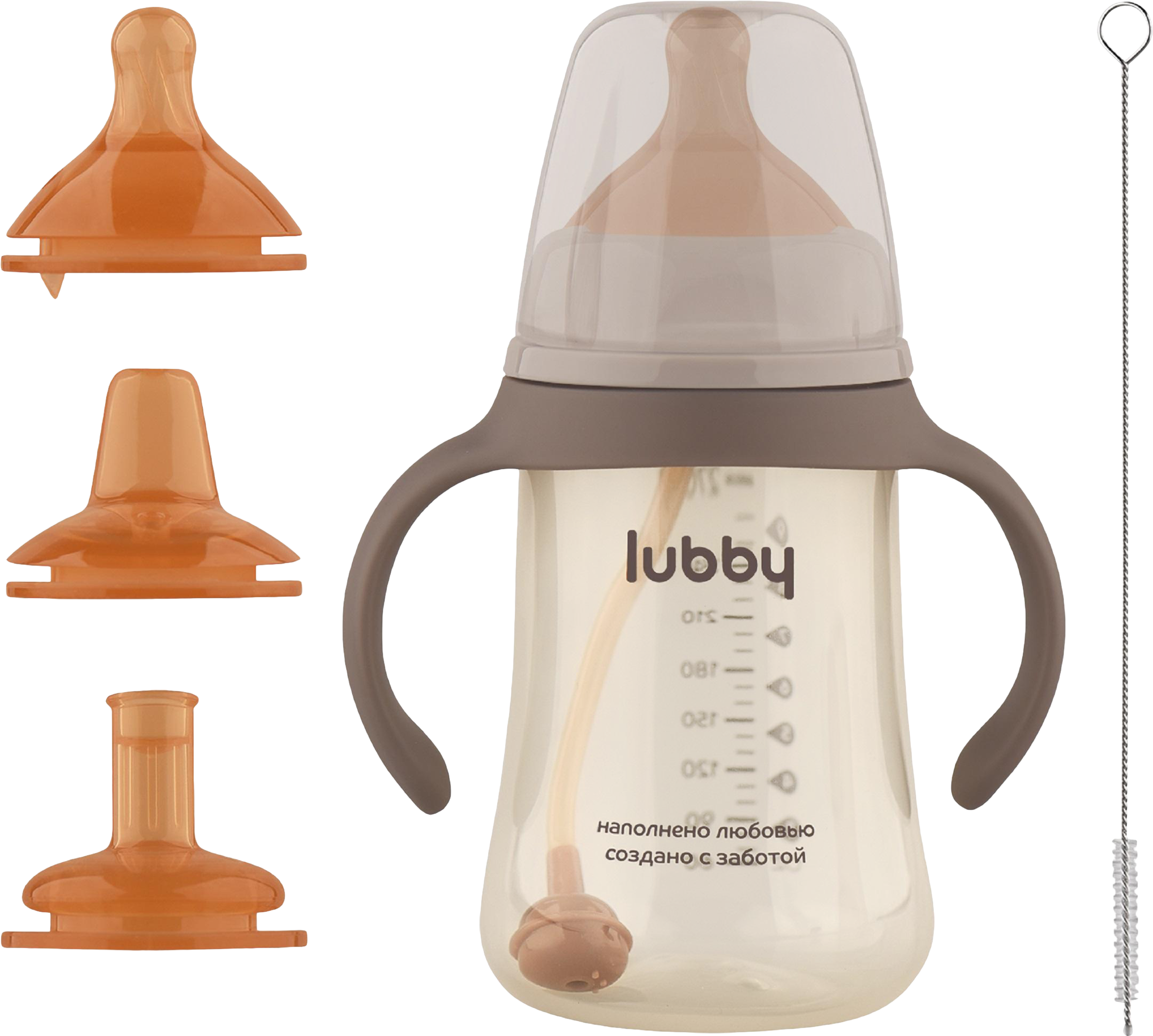 Изображение товара Поильник-непроливайка LUBBY 3в1 300мл для детей от 0 месяцев Изображение товара Поильник-непроливайка LUBBY 3в1 300мл для детей от 0 месяцев