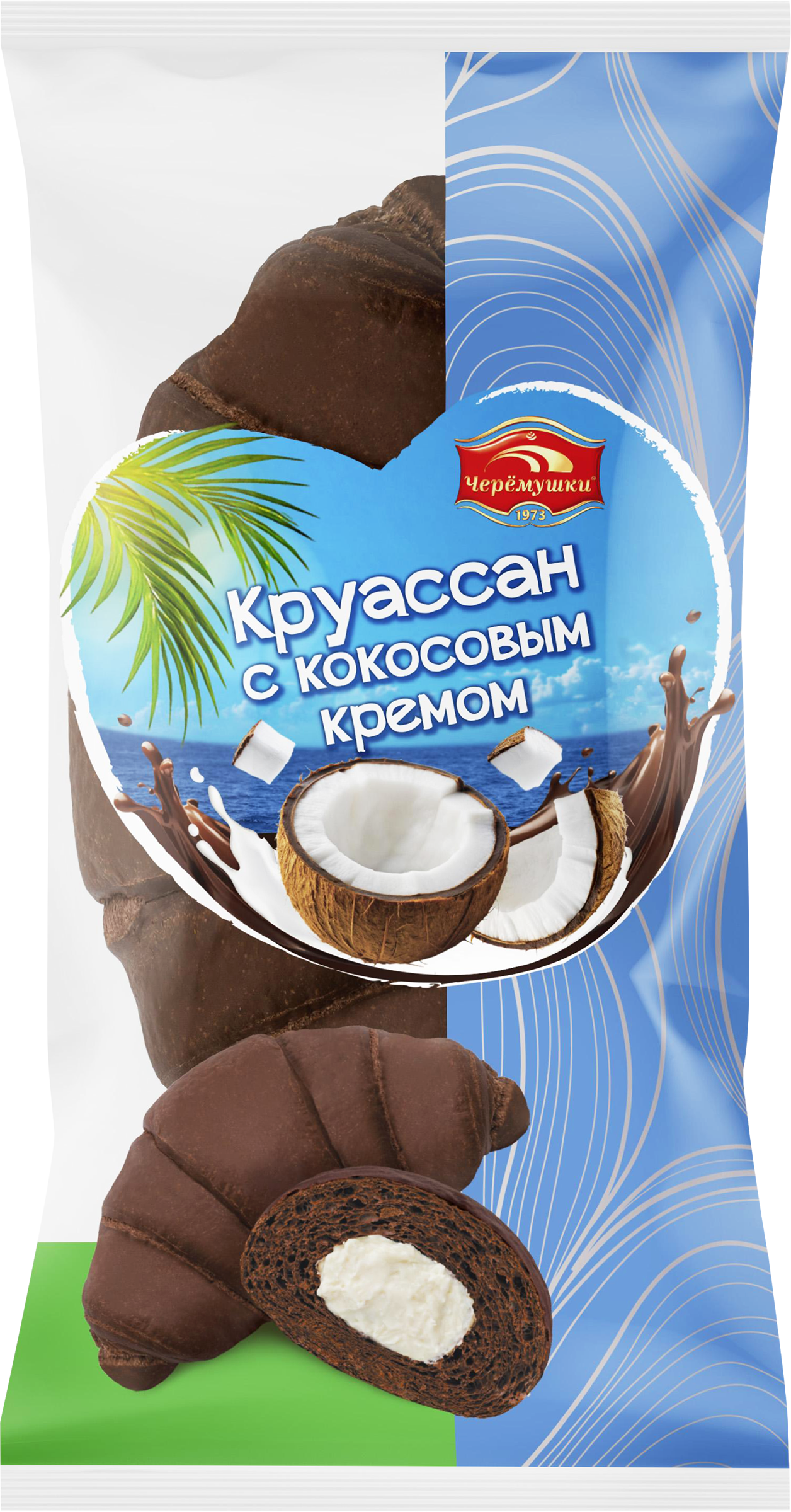 Изображение товара Круассан ЧЕРЕМУШКИ с кокосовым кремом 80г высокое качество Изображение товара Круассан ЧЕРЕМУШКИ с кокосовым кремом 80г высокое качество