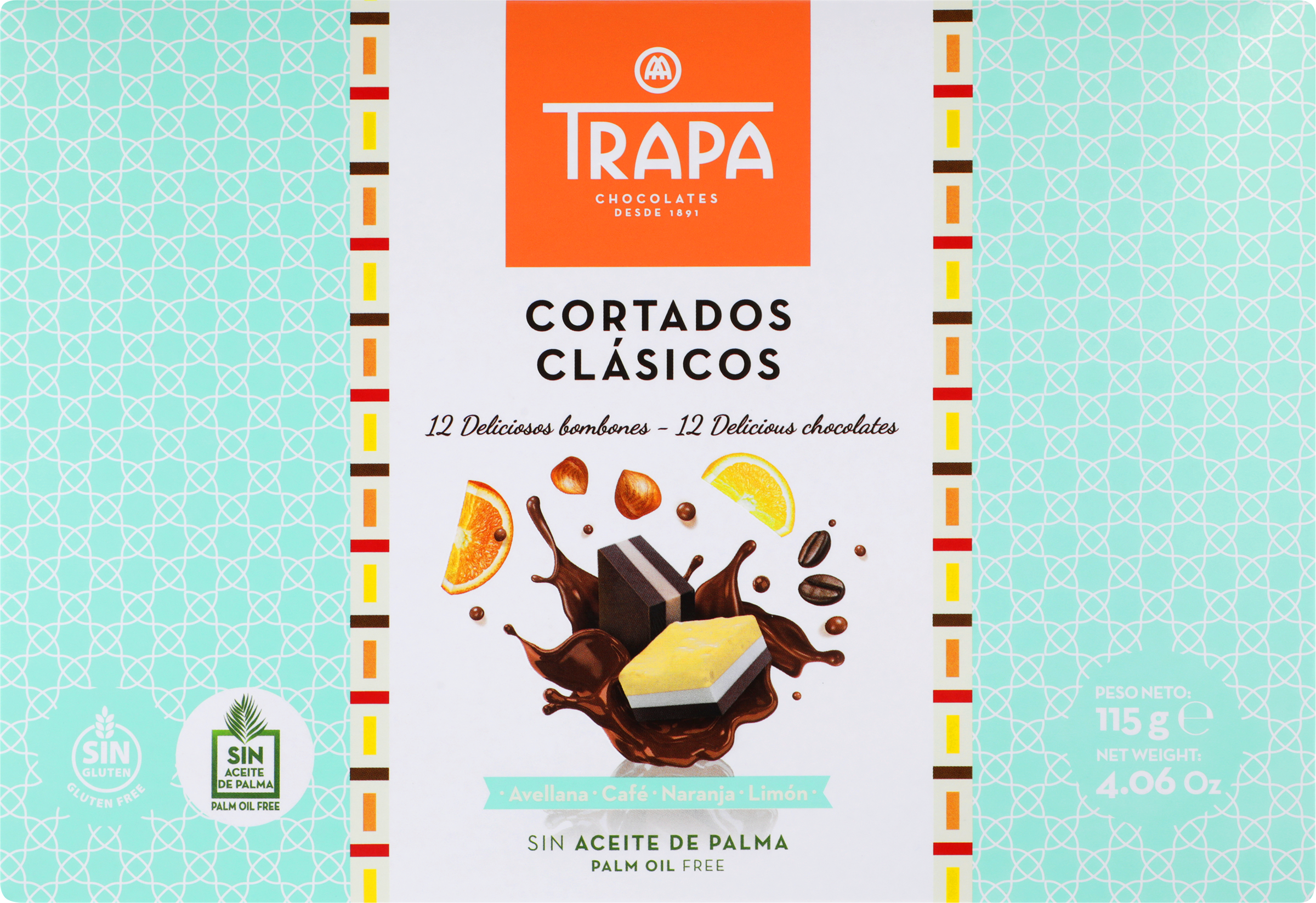 Изображение товара Набор конфет TRAPA Cortados Clasicos, 115г