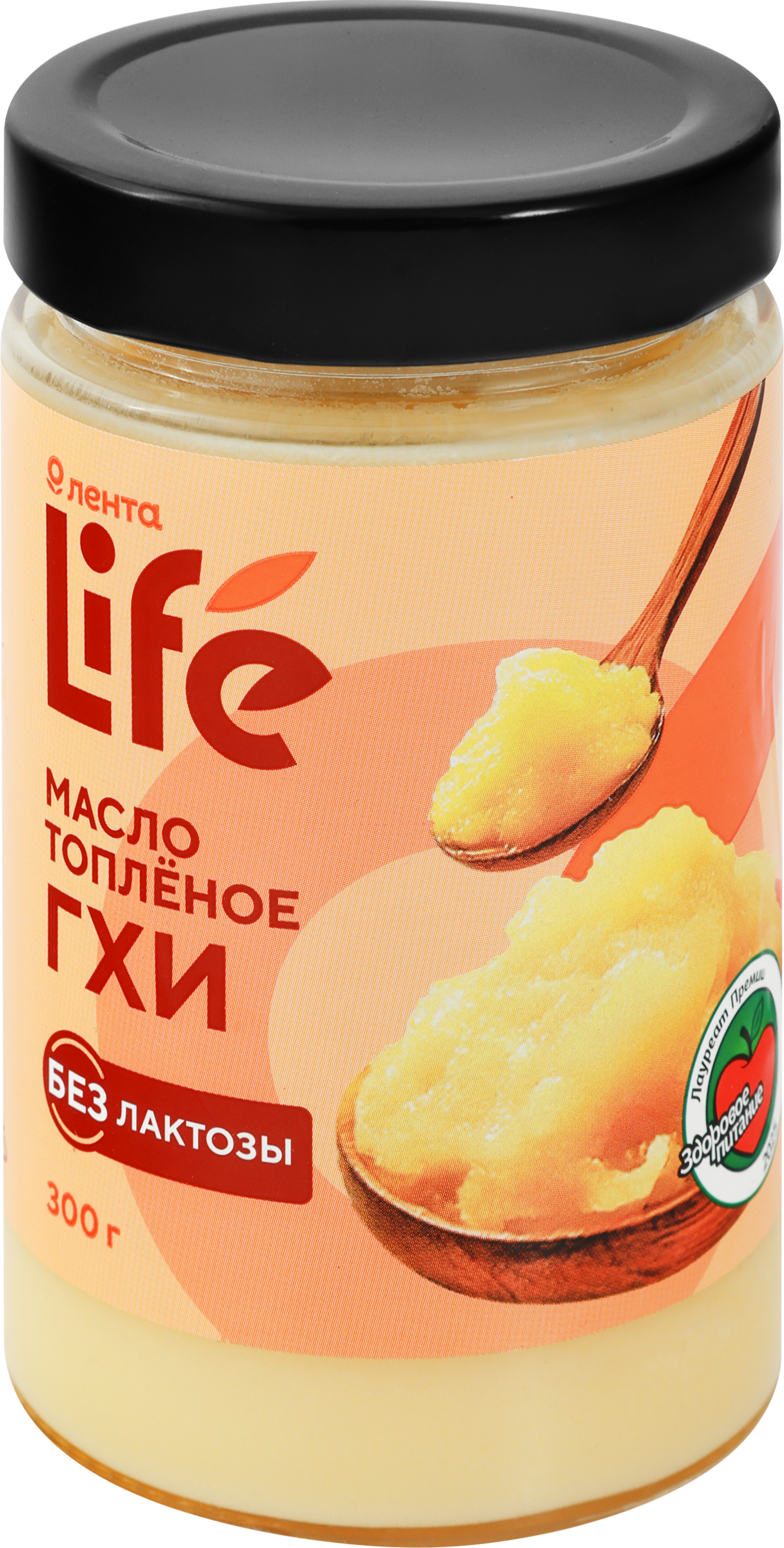 Изображение товара Масло топленое ЛЕНТА LIFE 99% 300г натуральное для готовки и выпечки Изображение товара Масло топленое ЛЕНТА LIFE 99% 300г натуральное для готовки и выпечки