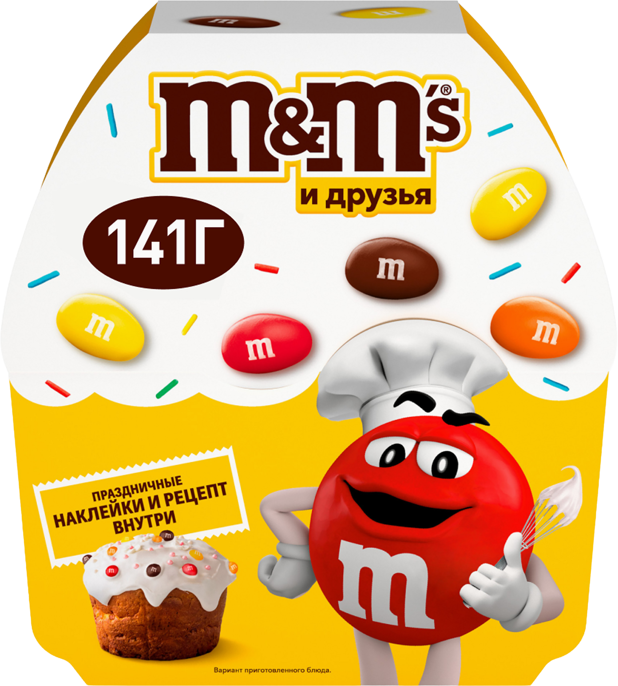 Изображение товара Набор кондитерских изделий M&M'S & FRIENDS Пасхальный Кулич, 141г