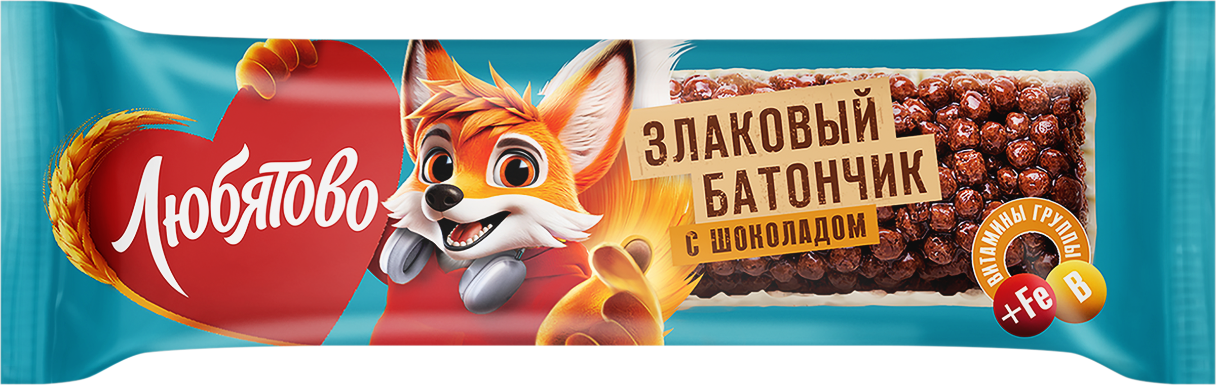 Изображение товара Злаковый батончик ЛЮБЯТОВО Шоколадный с витаминами 50 г Изображение товара Злаковый батончик ЛЮБЯТОВО Шоколадный с витаминами 50 г