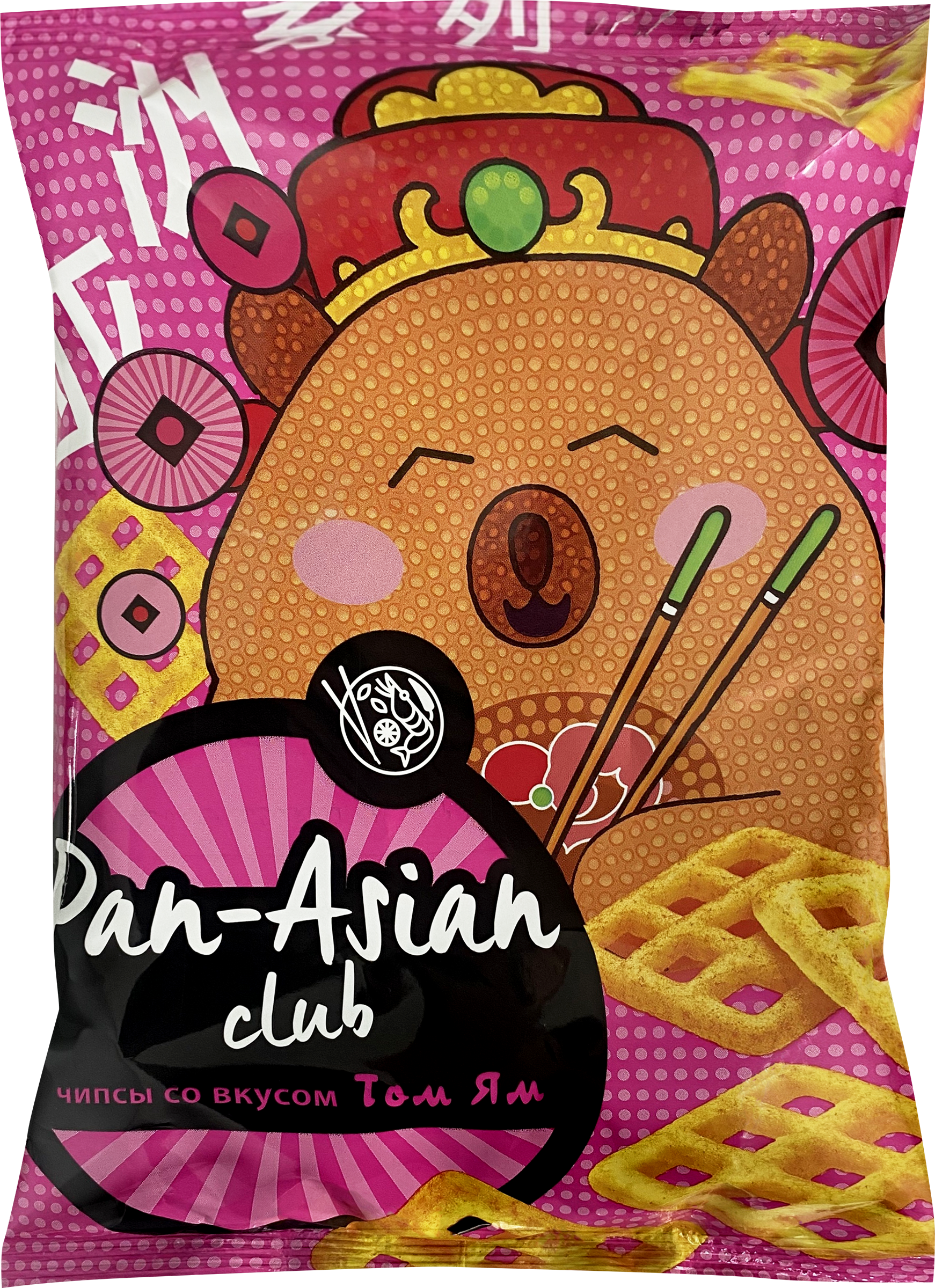 Изображение товара Чипсы PAN-ASIAN со вкусом Том ям 75 г, острый снек из тайских специй Изображение товара Чипсы PAN-ASIAN со вкусом Том ям 75 г, острый снек из тайских специй