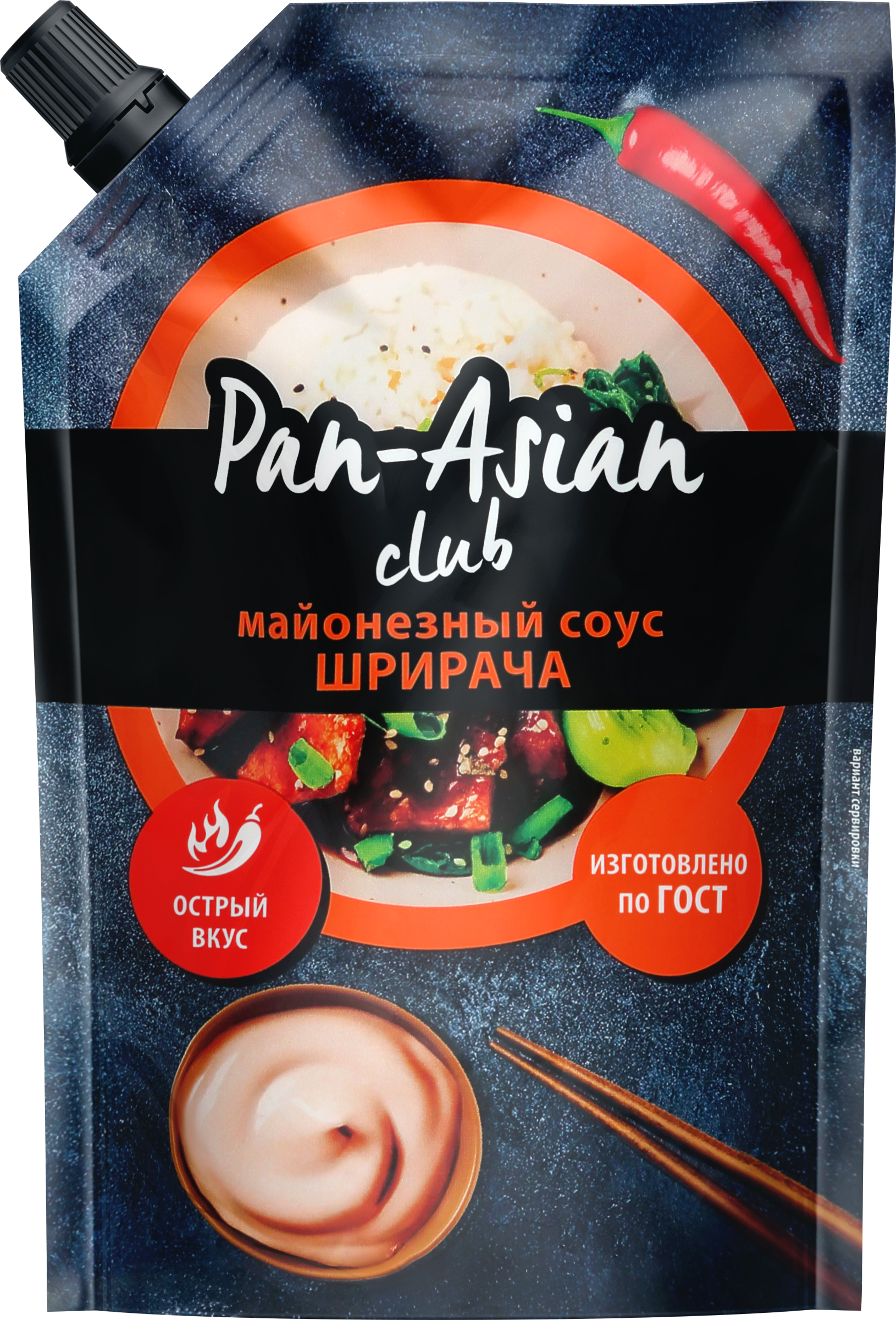 Изображение товара Соус майонезный PAN-ASIAN Шрирача 45% 350 г острый пикантный вкус Изображение товара Соус майонезный PAN-ASIAN Шрирача 45% 350 г острый пикантный вкус
