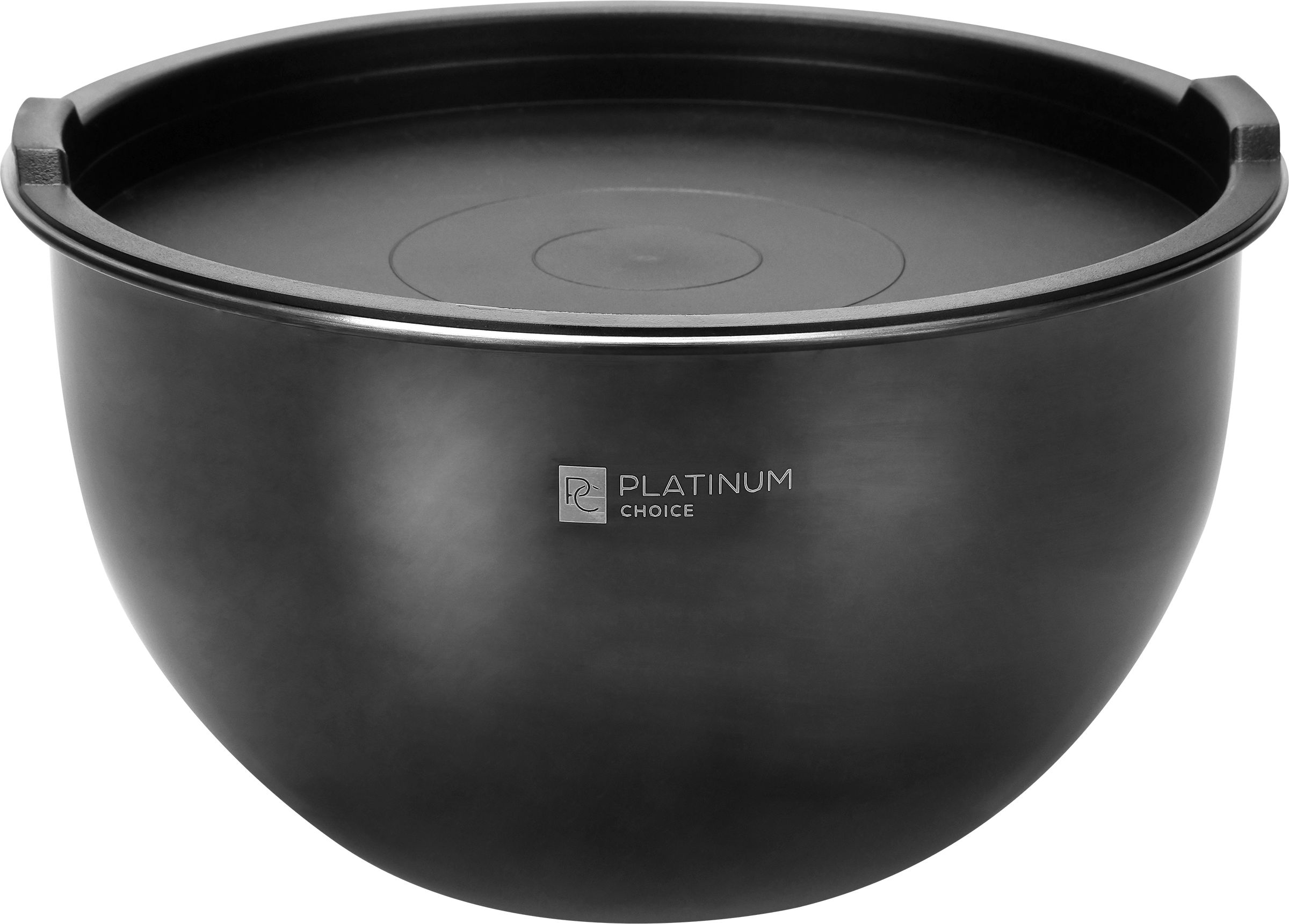 Изображение товара Миска с крышкой PLATINUM CHOICE Dark, нержавеющая сталь, пластик, 3.1л, Арт. WN-1 Изображение товара Миска с крышкой PLATINUM CHOICE Dark, нержавеющая сталь, пластик, 3.1л, Арт. WN-1