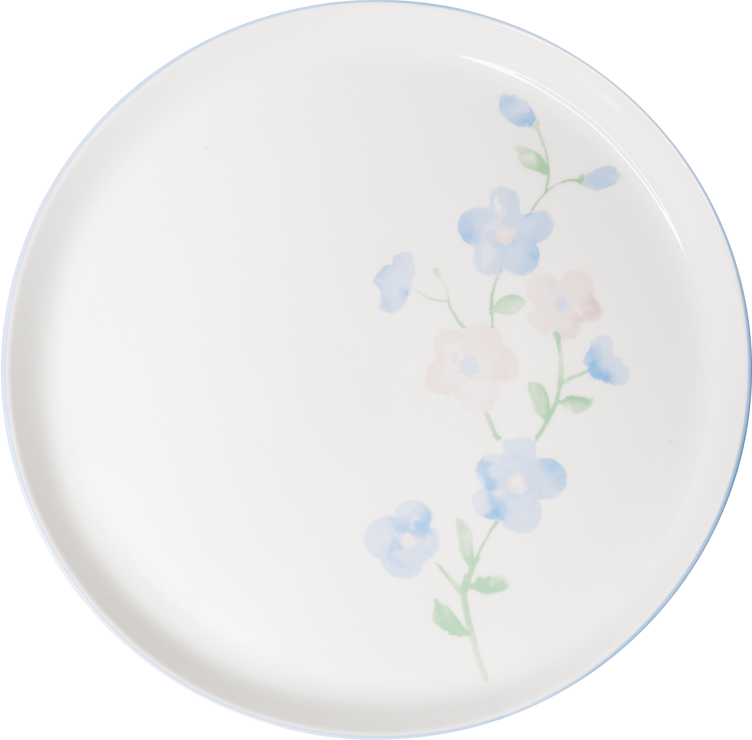 Изображение товара Тарелка обеденная HOMECLUB Spring Flowers 26,5 см из фарфора с принтом