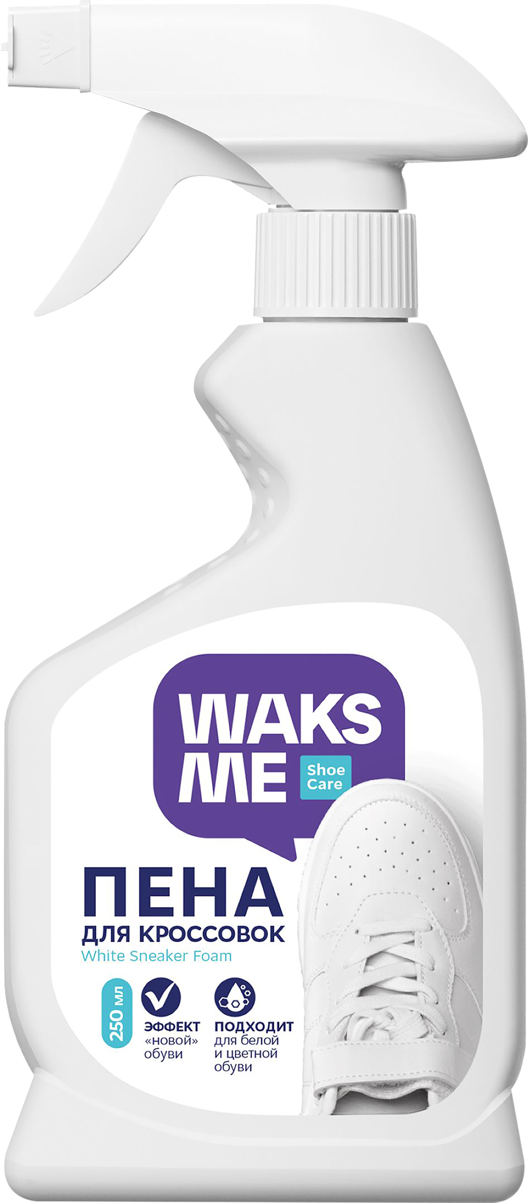 Изображение товара Пена-очиститель WAKSME Sneaker Foam для кроссовок и рантов, 250мл Изображение товара Пена-очиститель WAKSME Sneaker Foam для кроссовок и рантов, 250мл