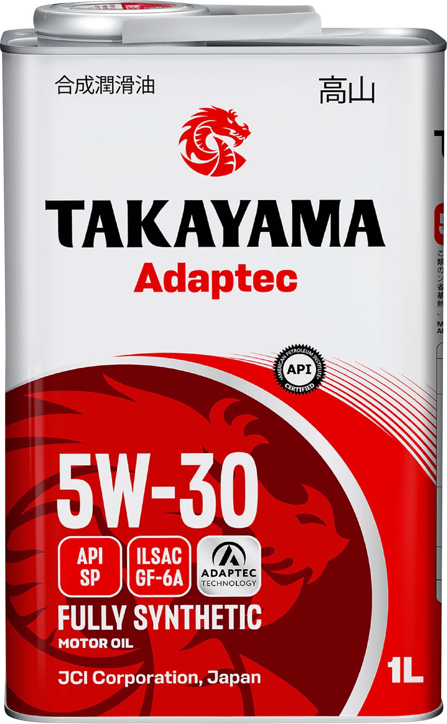 Изображение товара TAKAYAMA Adaptec 5W-30 GF-6A SP 1л Изображение товара TAKAYAMA Adaptec 5W-30 GF-6A SP 1л