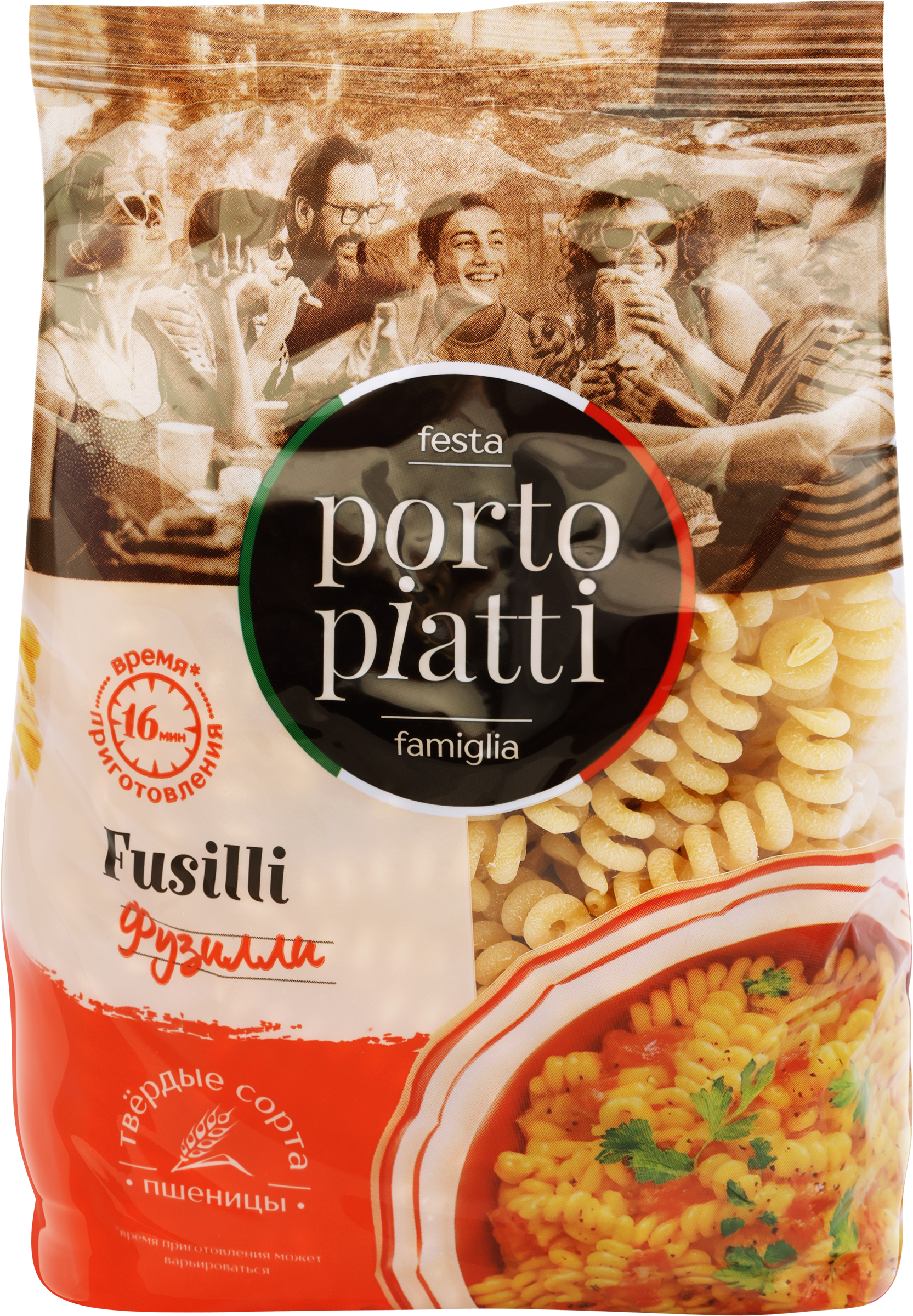 Изображение товара Макароны PORTO PIATTI Фузилли, 400г Изображение товара Макароны PORTO PIATTI Фузилли, 400г