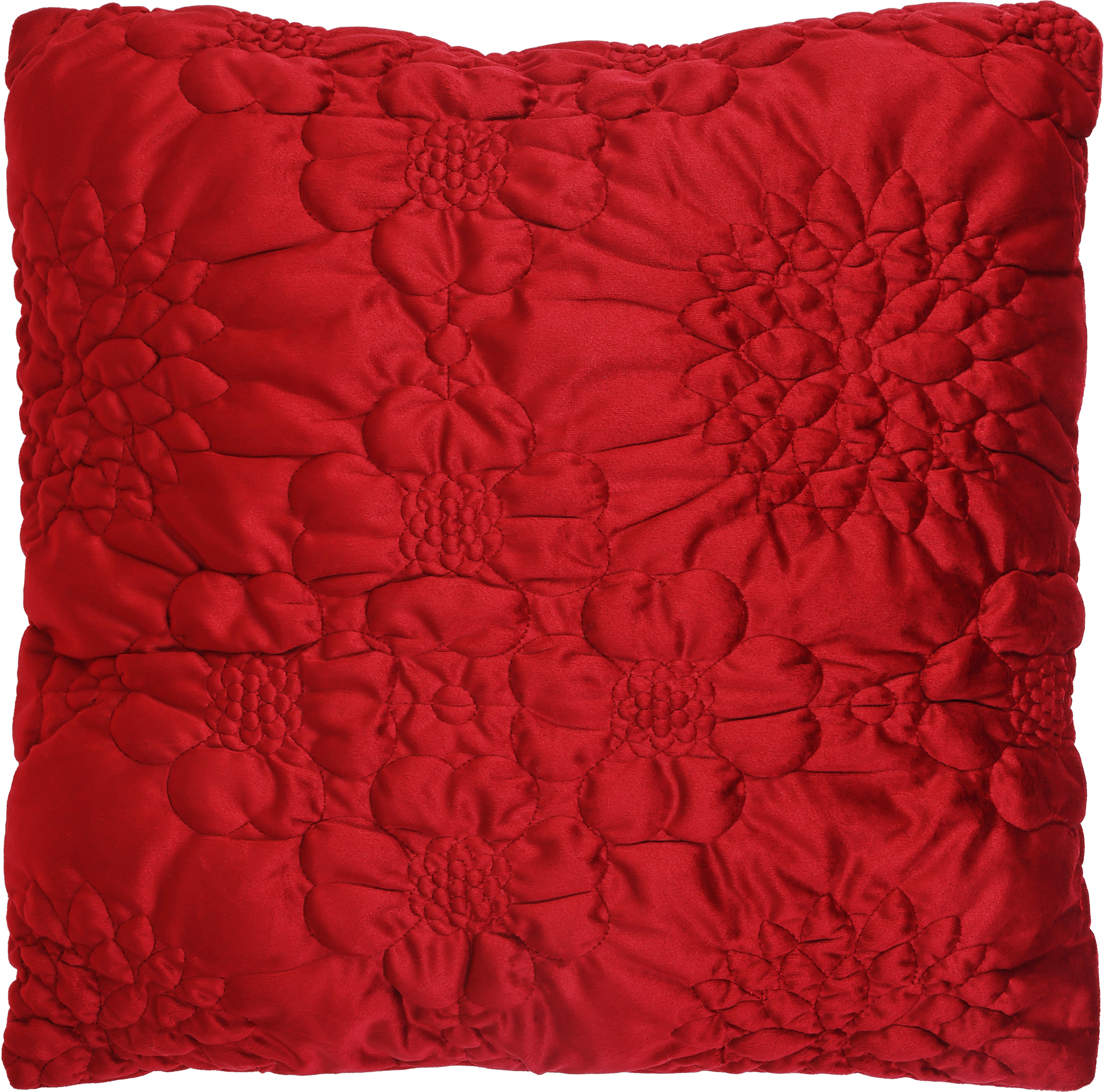 Изображение товара Подушка декоративная объемная HOMECLUB Velvet 45х45см, цвет бордо, Арт. CS1224-2