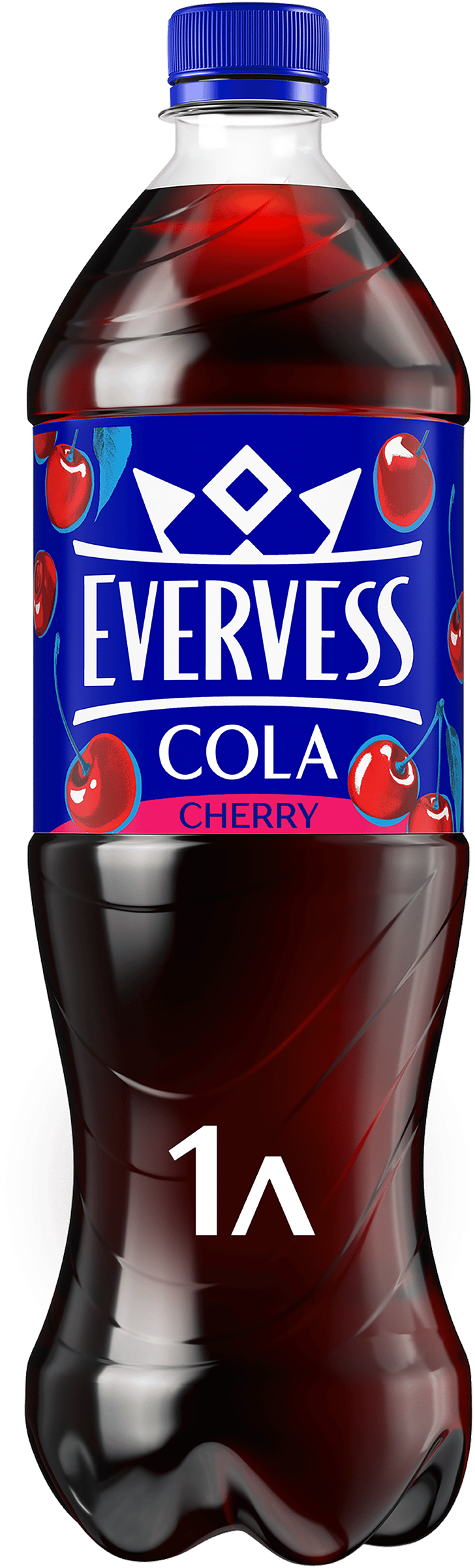Изображение товара Напиток EVERVESS Кола со вкусом Вишни сильногазированный Изображение товара Напиток EVERVESS Кола со вкусом Вишни сильногазированный