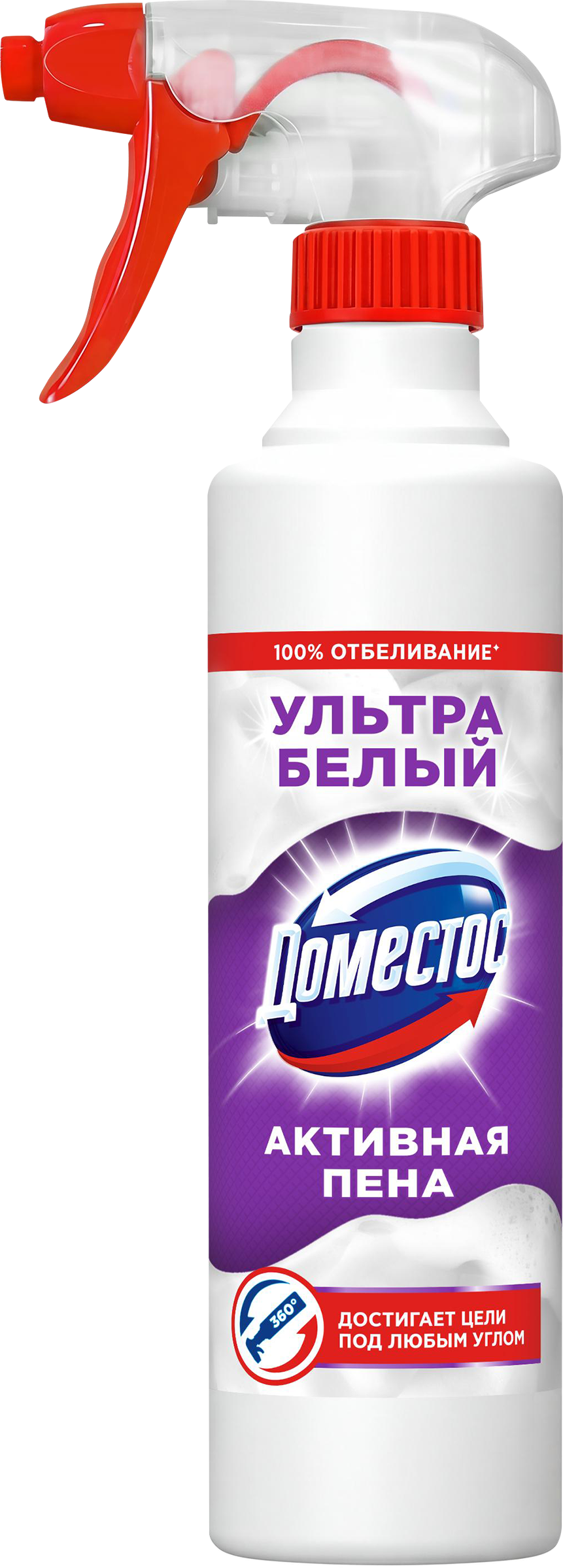 Изображение товара Средство моющее ДОМЕСТОС Ультра белый, пена 450мл Изображение товара Средство моющее ДОМЕСТОС Ультра белый, пена 450мл