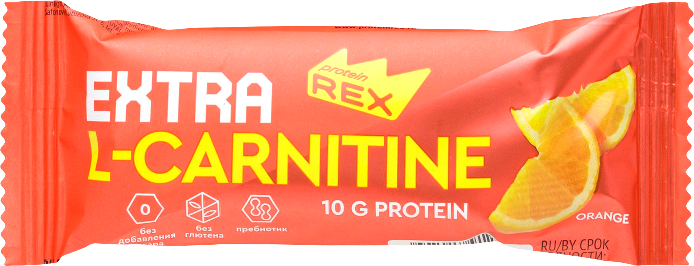 Изображение товара PROTEINREX Extra Апельсин с L-карнитином, 40 г Изображение товара PROTEINREX Extra Апельсин с L-карнитином, 40 г