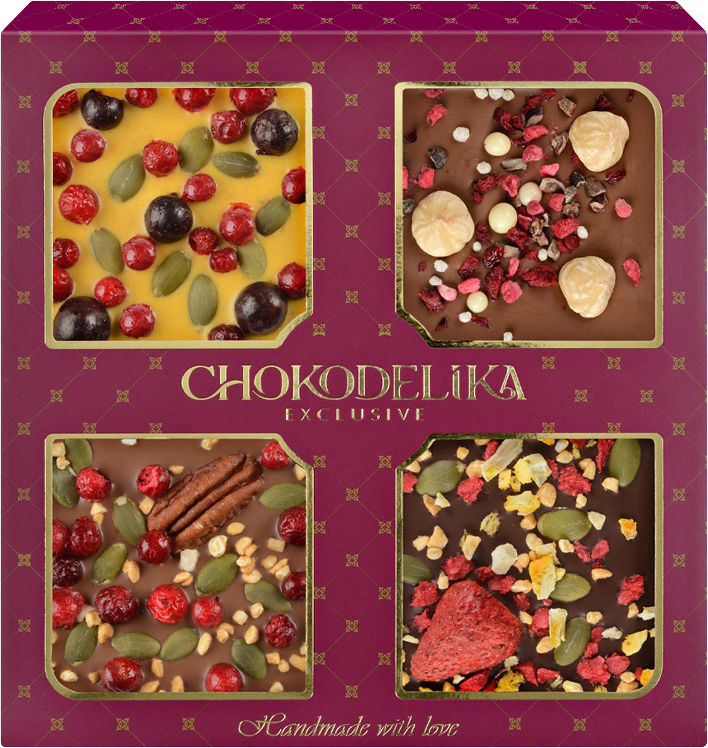 Изображение товара Шоколад CHOKODELIKA Палитра вкусов, 140г Изображение товара Шоколад CHOKODELIKA Палитра вкусов, 140г