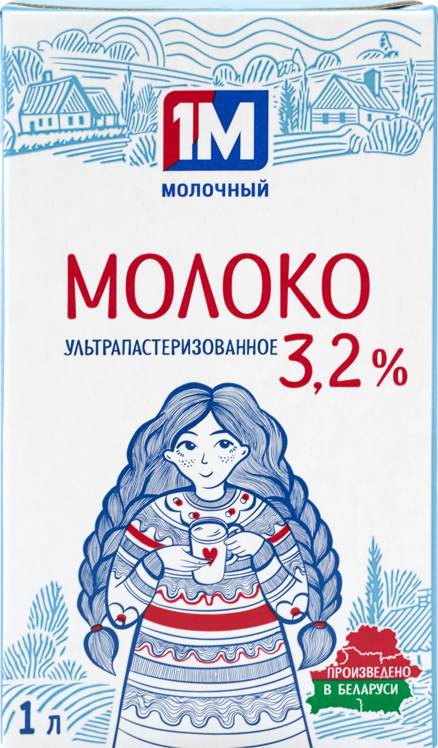Изображение товара Молоко ультрапастеризованное 1М МОЛОЧНЫЙ 3,2%, без змж, 1000мл Изображение товара Молоко ультрапастеризованное 1М МОЛОЧНЫЙ 3,2%, без змж, 1000мл