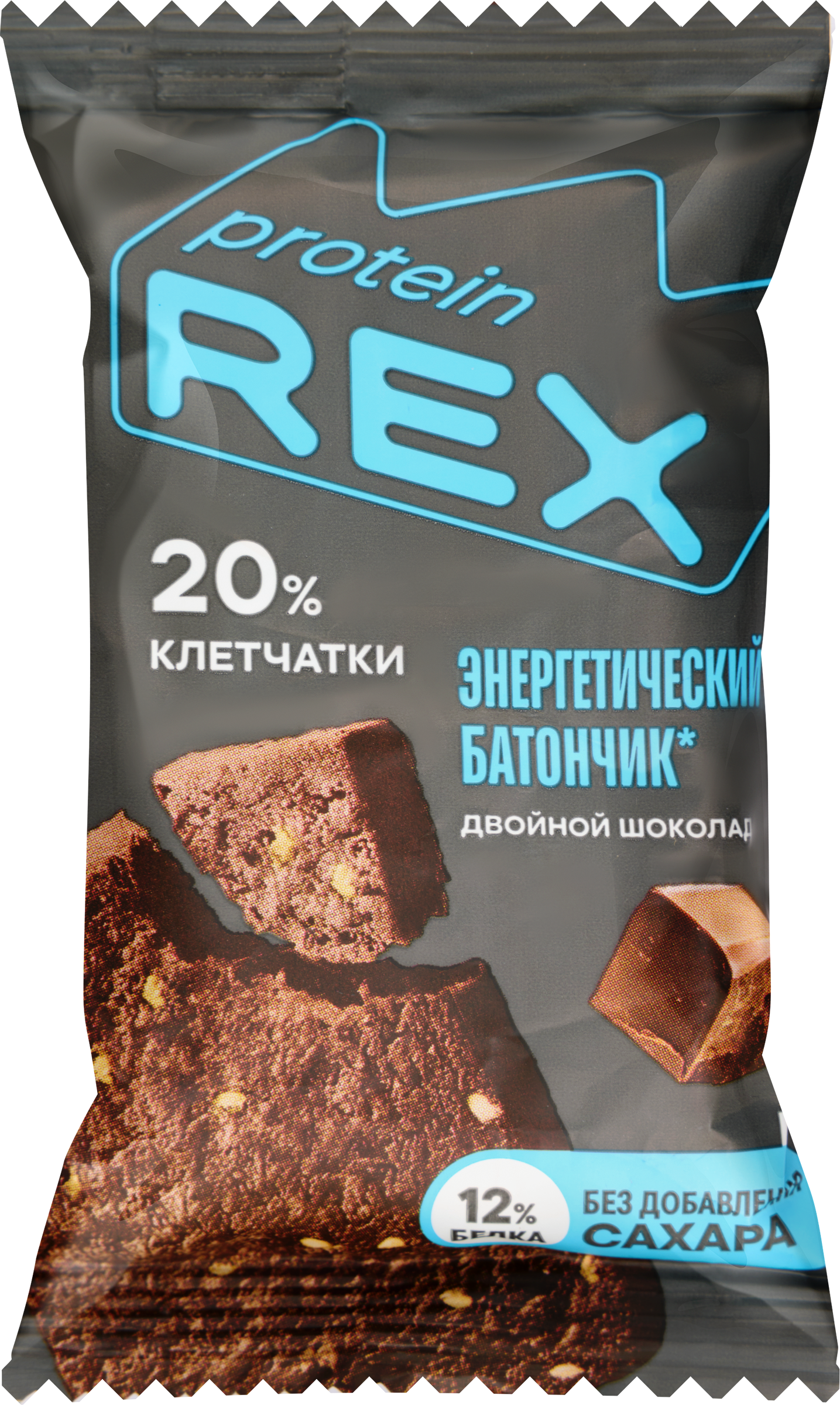 Изображение товара Батончик овсяный PROTEINREX со вкусом двойной шоколад, 50г