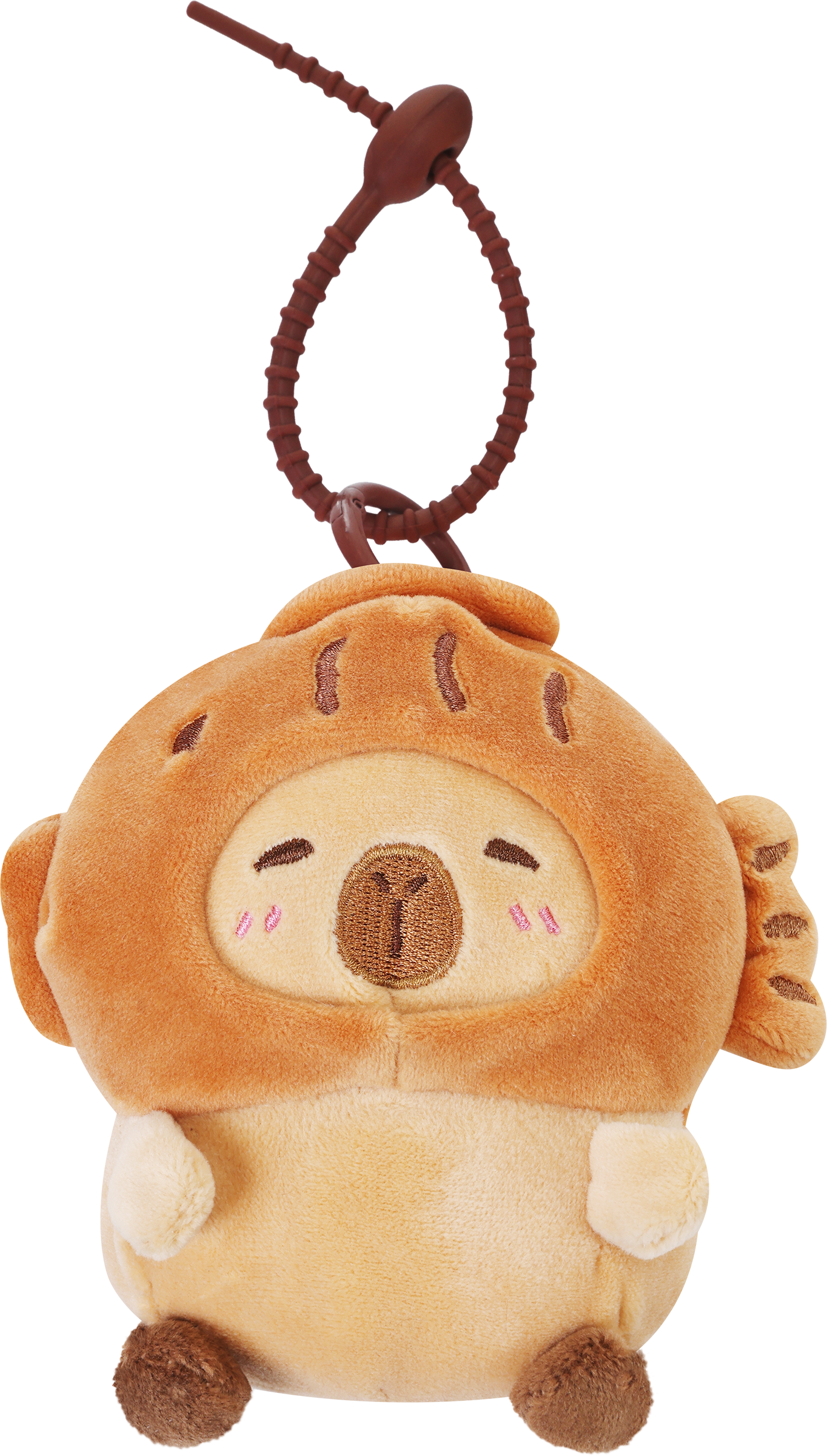 Изображение товара Игрушка мягкая BIGGA Капибара, 11см, с подвесом, Арт. 255-101A-4.5'' Изображение товара Игрушка мягкая BIGGA Капибара, 11см, с подвесом, Арт. 255-101A-4.5''