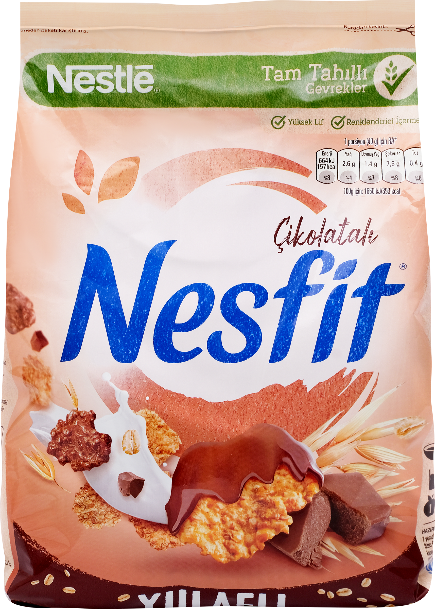 Изображение товара Готовый завтрак NESTLE Nesfit, шоколадные батончики, 400г