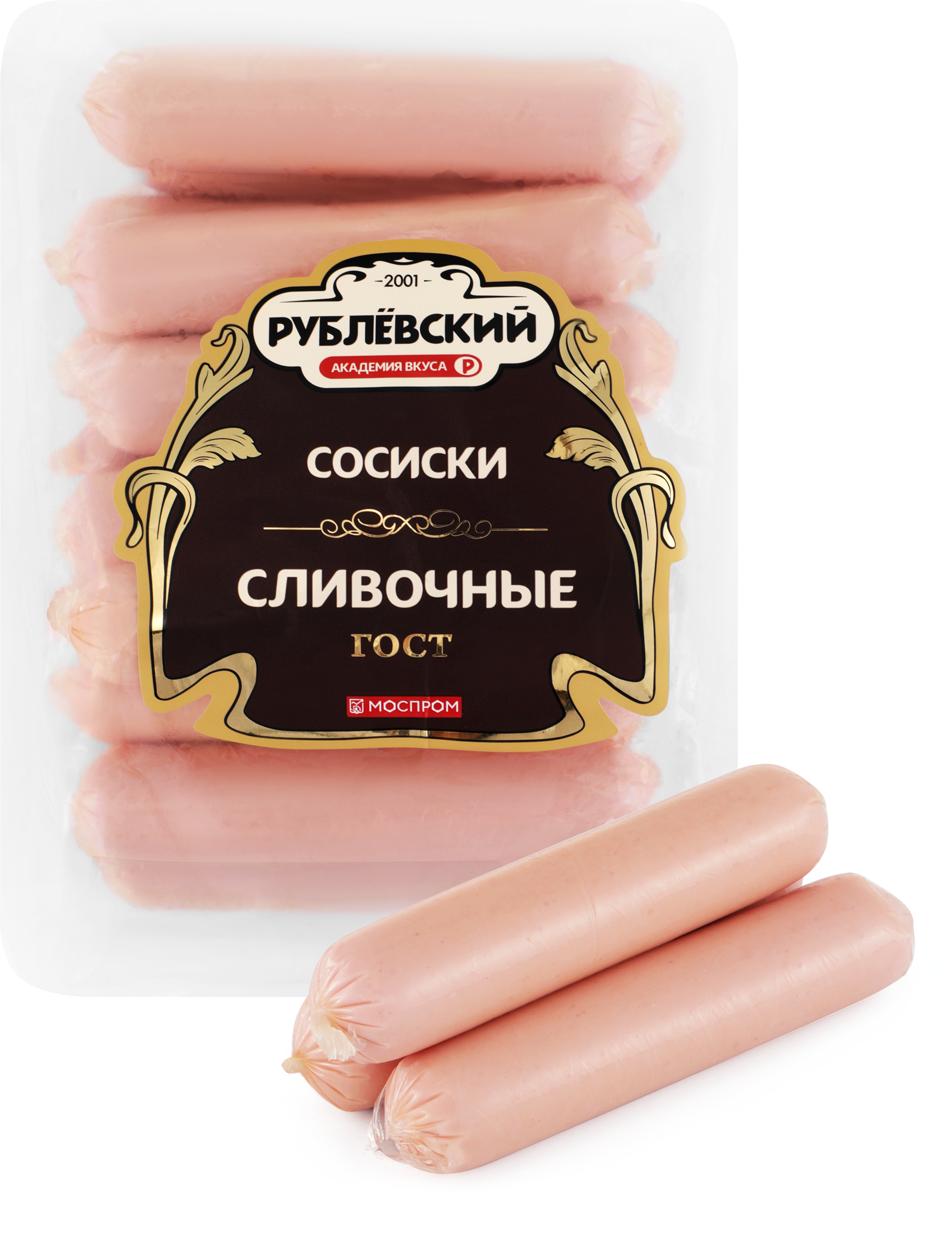 Изображение товара Сосиски РУБЛЁВСКИЙ Сливочные, весовые Изображение товара Сосиски РУБЛЁВСКИЙ Сливочные, весовые