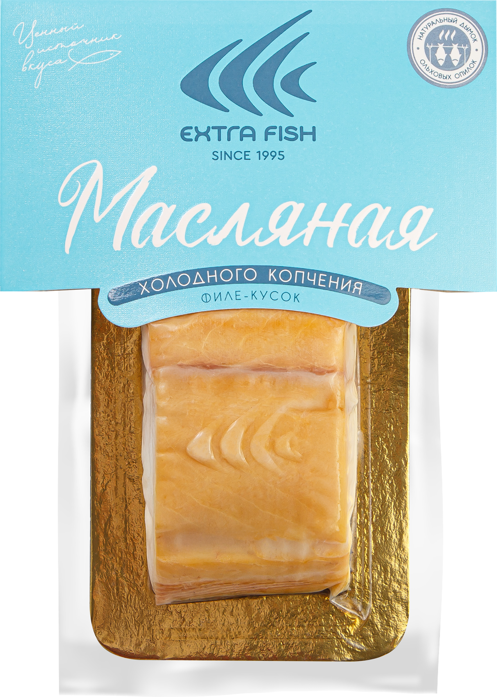 Изображение товара Масляная рыба холодного копчения ЭКСТРА ФИШ филе-кусок, 200г Изображение товара Масляная рыба холодного копчения ЭКСТРА ФИШ филе-кусок, 200г