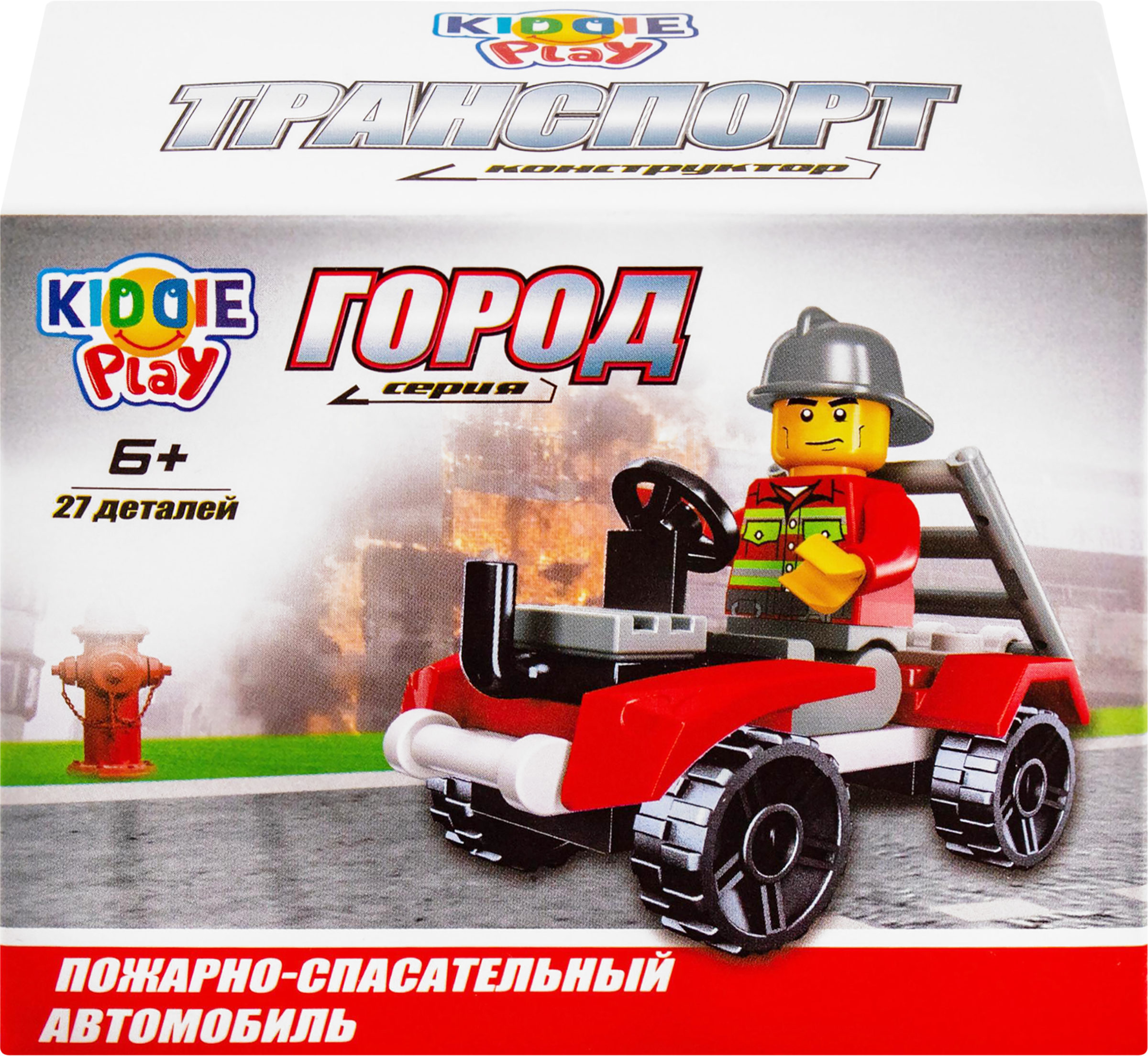 Изображение товара Конструктор детский KIDDIEPLAY Транспорт с фигуркой, Арт. 53004 Изображение товара Конструктор детский KIDDIEPLAY Транспорт с фигуркой, Арт. 53004