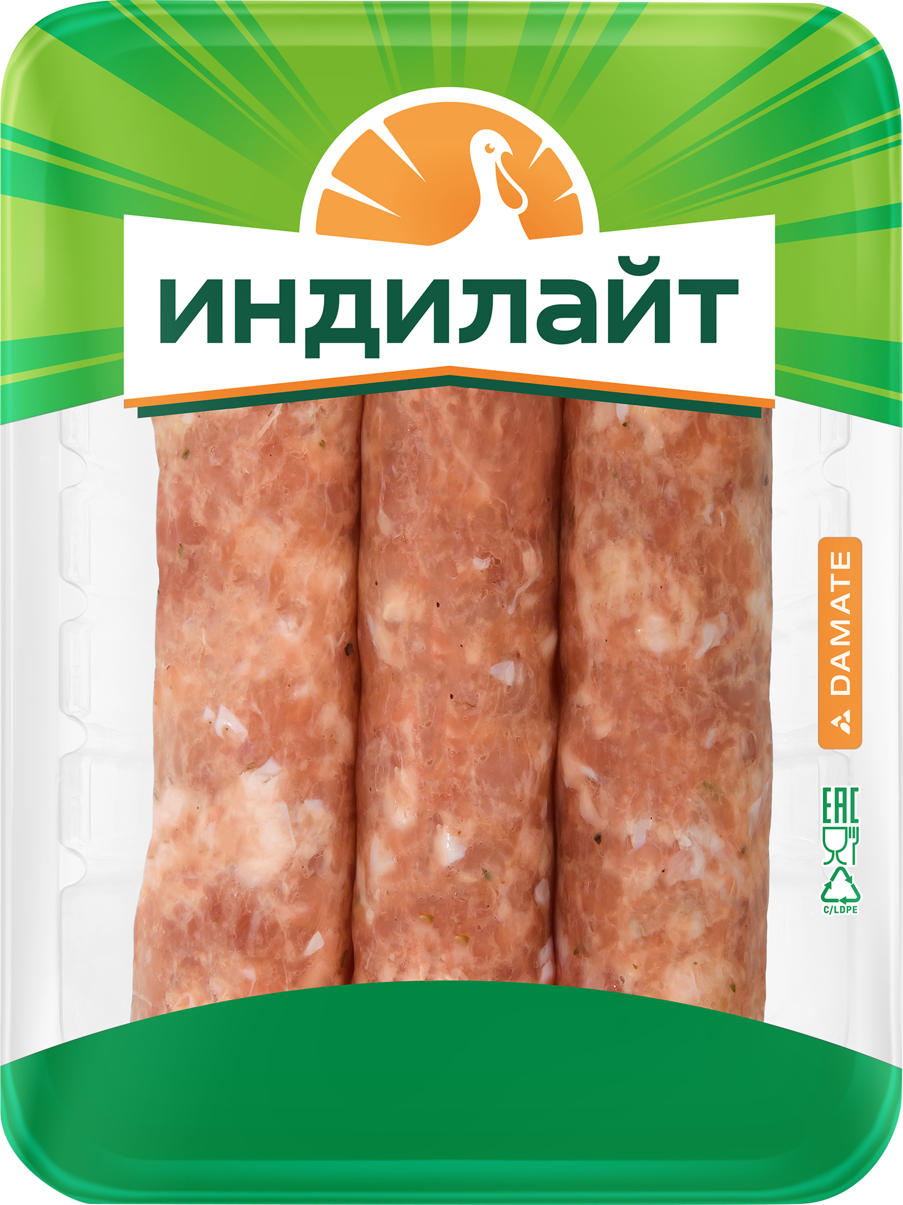 Изображение товара Купаты ИНДИЛАЙТ Два мяса, 350г - охлажденные, говядина и индейка Изображение товара Купаты ИНДИЛАЙТ Два мяса, 350г - охлажденные, говядина и индейка