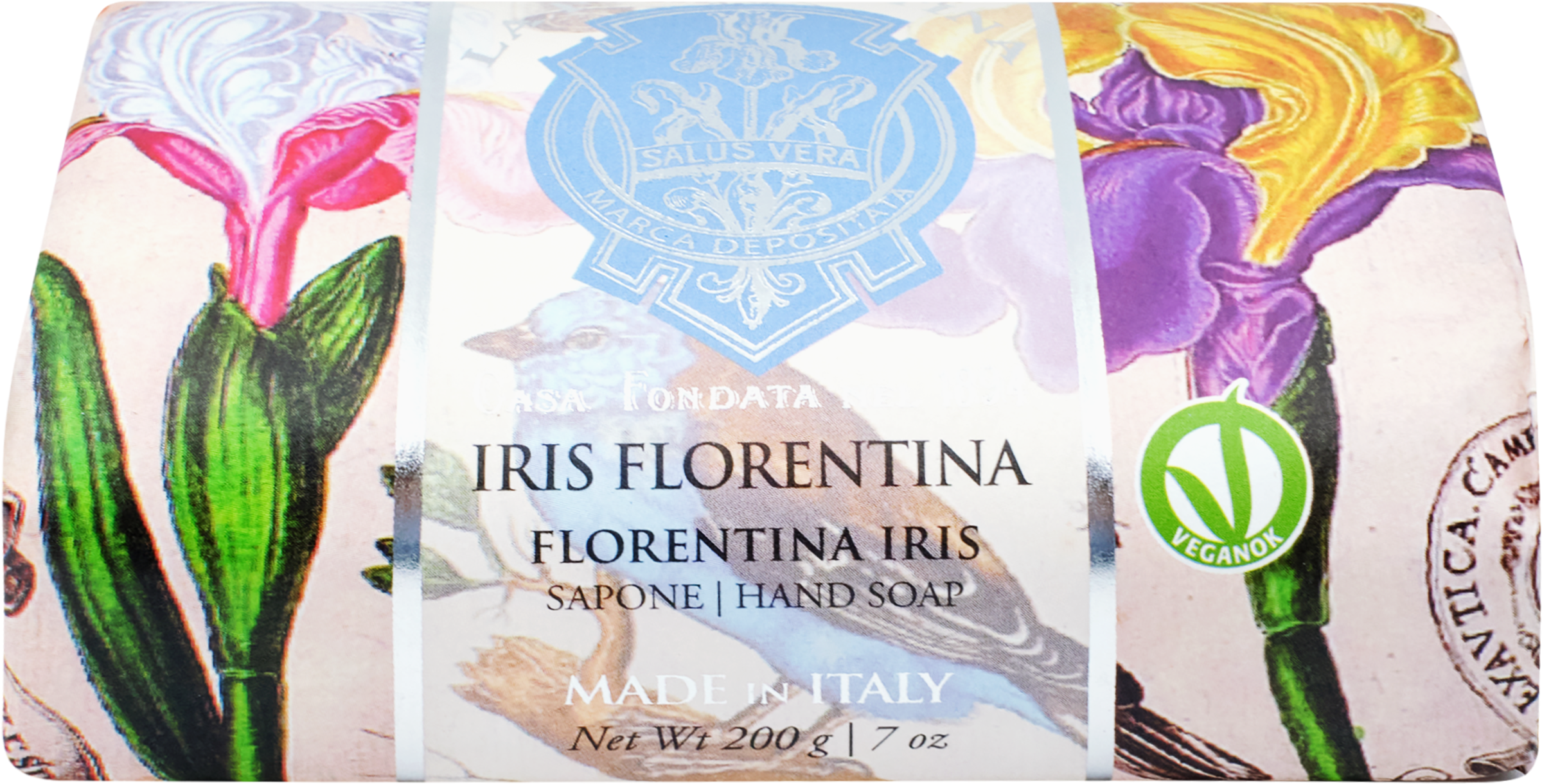 Изображение товара Туалетное мыло LA FLORENTINA Флорентийский ирис, 200г Изображение товара Туалетное мыло LA FLORENTINA Флорентийский ирис, 200г