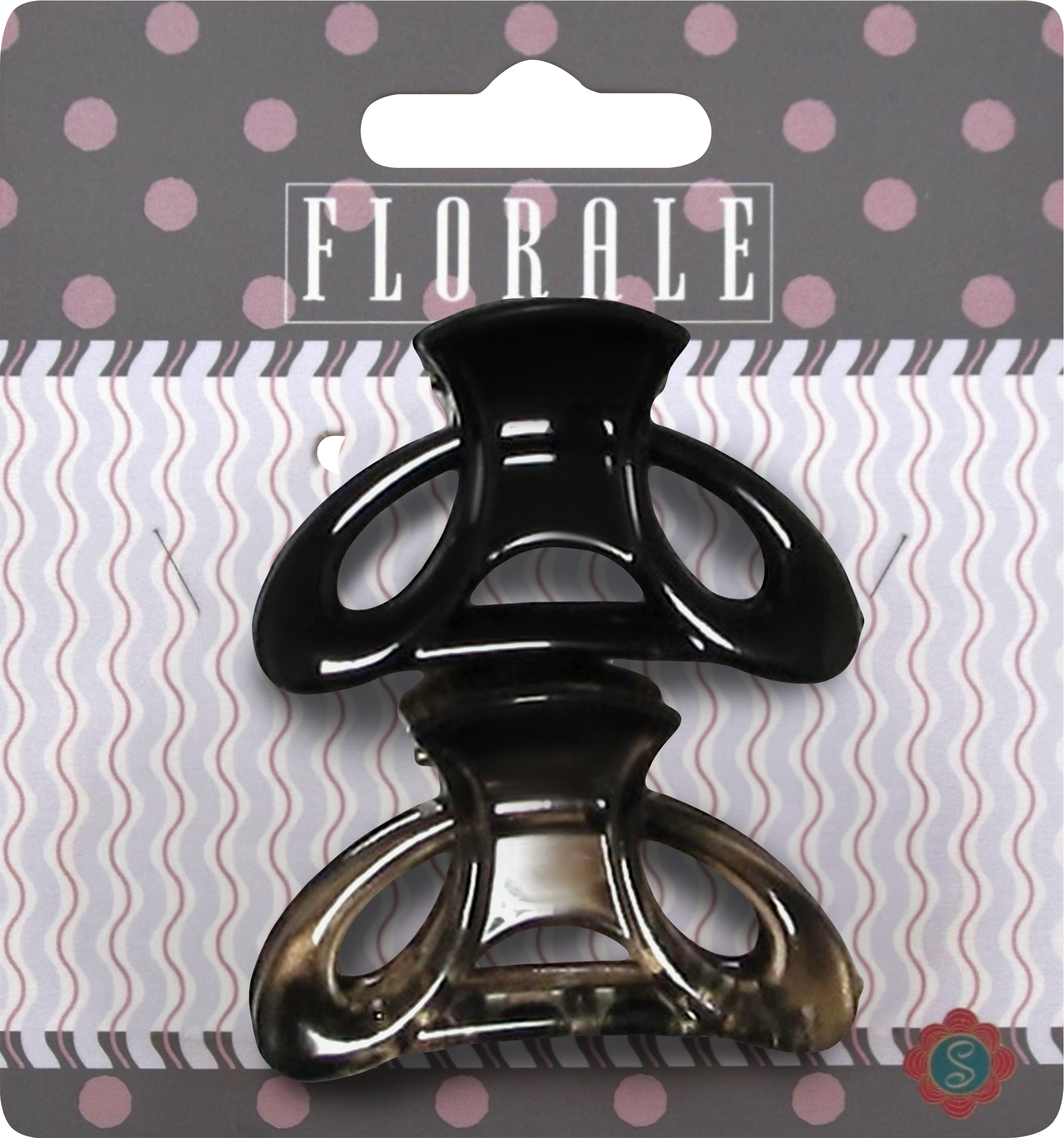 Изображение товара Краб для волос FLORALE надежная фиксация, 2 шт