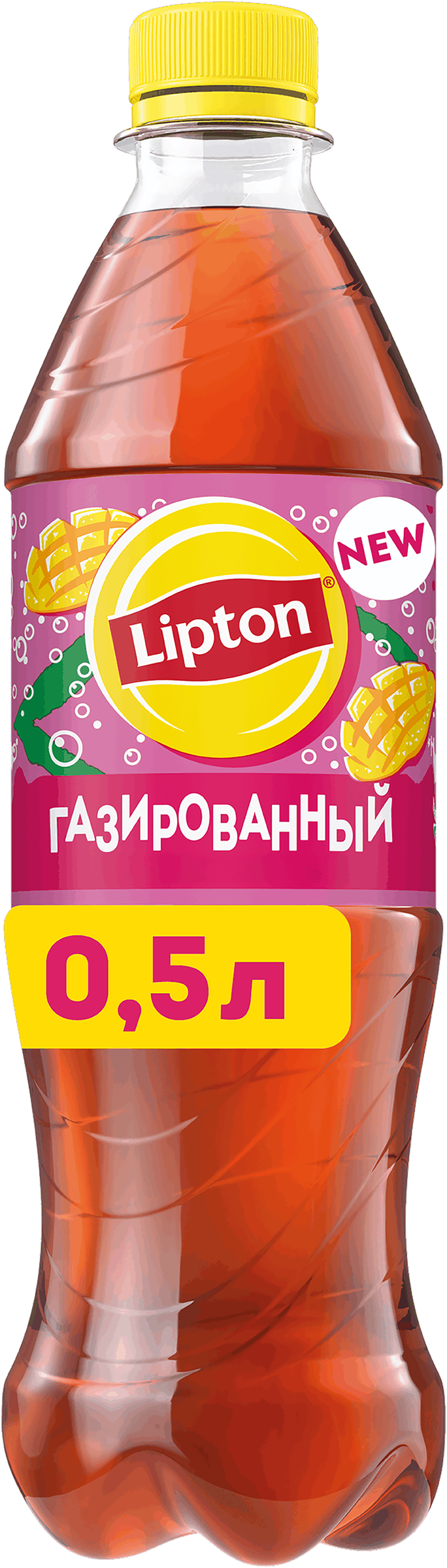Изображение товара Газированный чай LIPTON Тропический с фруктами 0, 5л - освежающий напиток для бодрости Изображение товара Газированный чай LIPTON Тропический с фруктами 0, 5л - освежающий напиток для бодрости