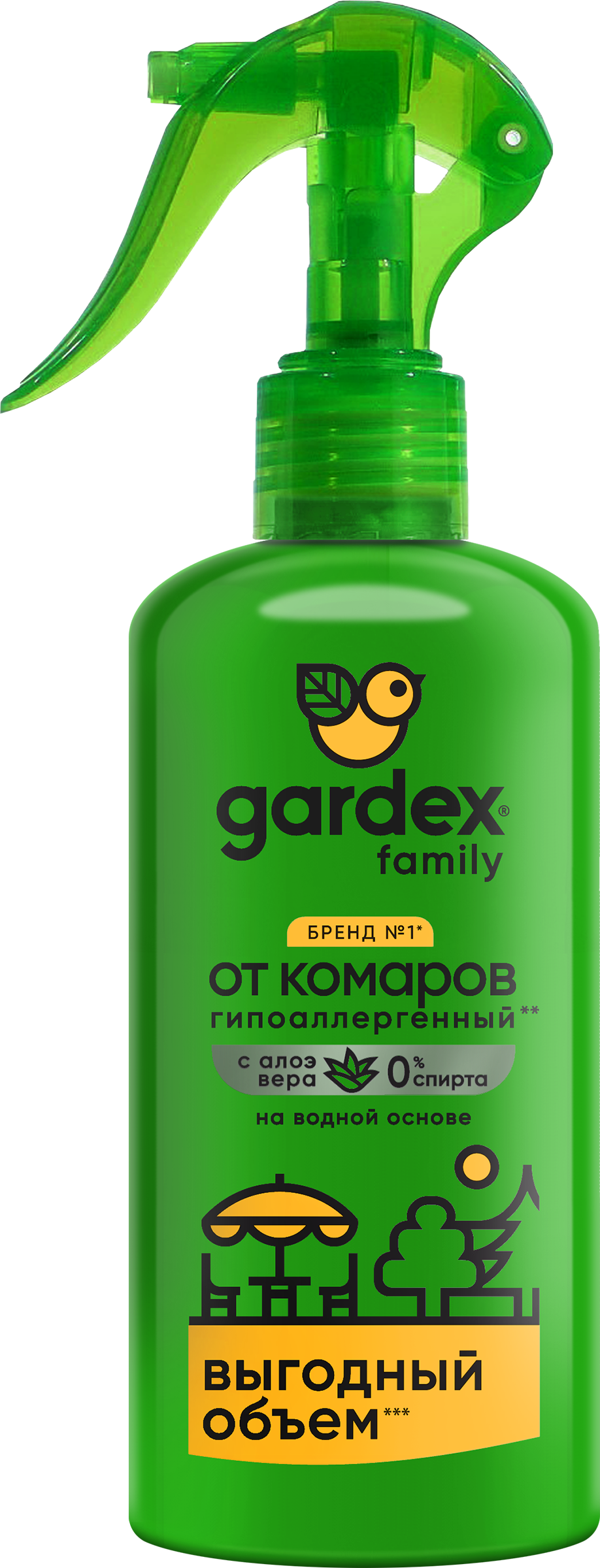 Изображение товара Спрей от насекомых GARDEX 190мл защита взрослых Изображение товара Спрей от насекомых GARDEX 190мл защита взрослых