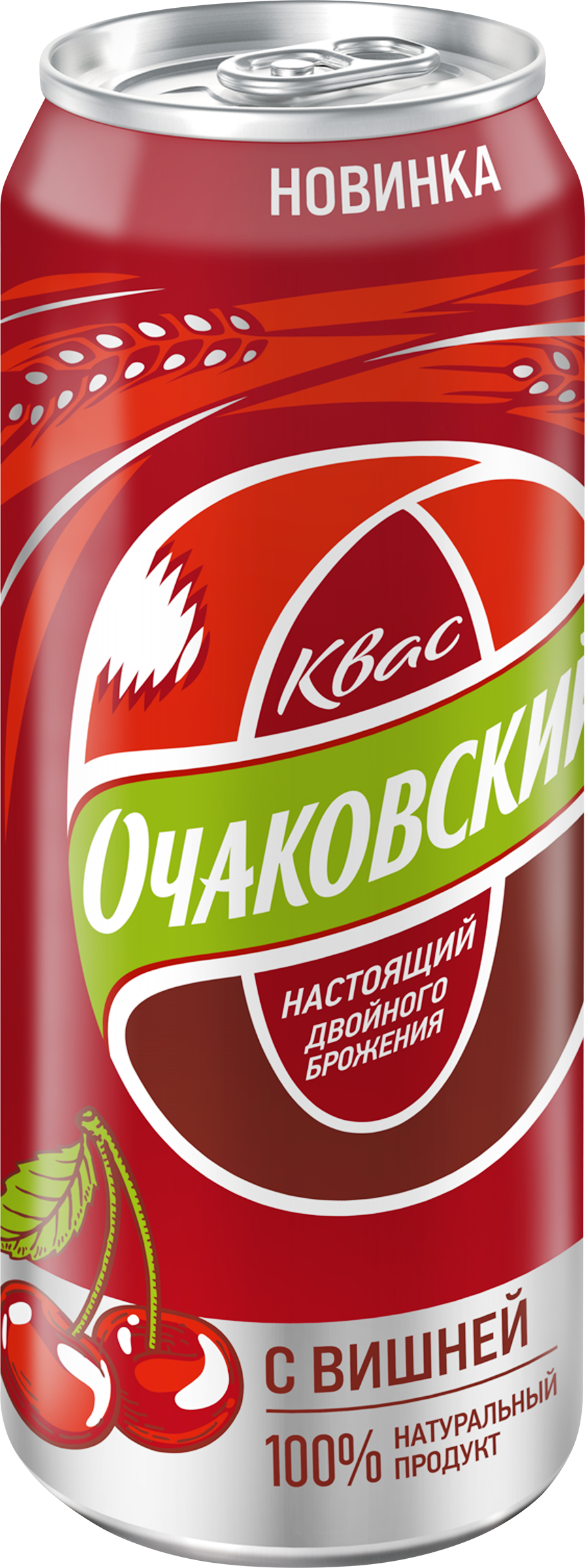Изображение товара Квас ОЧАКОВО с вишней пастеризованный газированный, 0.45л Изображение товара Квас ОЧАКОВО с вишней пастеризованный газированный, 0.45л