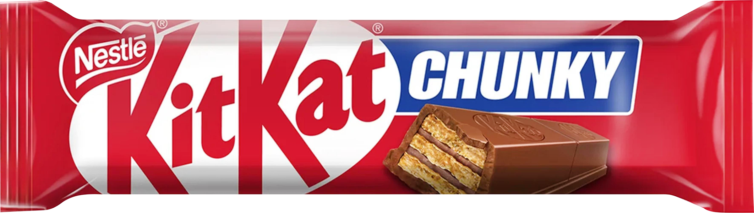 Изображение товара Вафля KITKAT Chunky в молочном шоколаде с хрустящей вафлей, 38г Изображение товара Вафля KITKAT Chunky в молочном шоколаде с хрустящей вафлей, 38г
