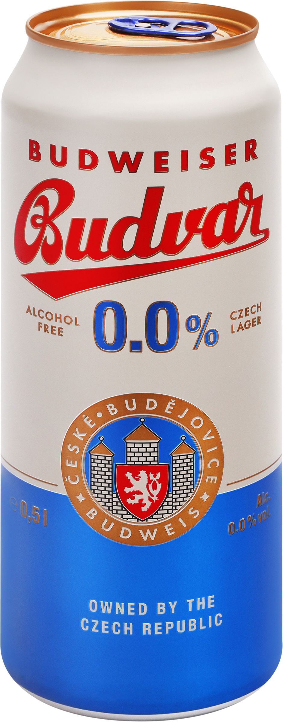 Изображение товара Пиво безалкогольное светлое BUDWEISER Budvar Alcohol Free фильтрованное пастеризованное не более 0,5%, 0.5л Изображение товара Пиво безалкогольное светлое BUDWEISER Budvar Alcohol Free фильтрованное пастеризованное не более 0,5%, 0.5л