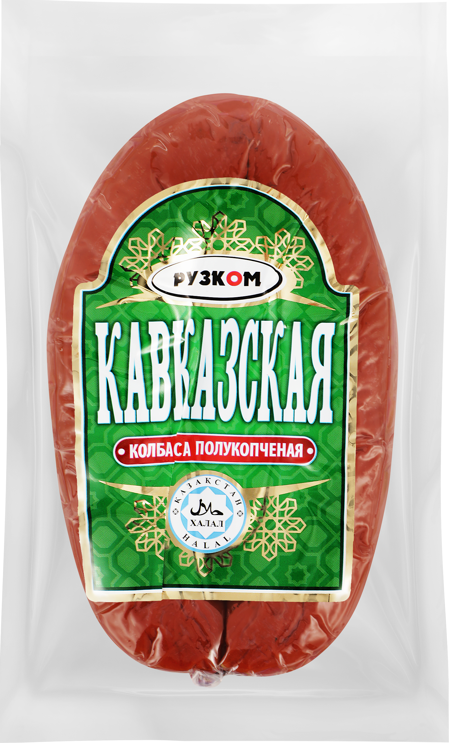Изображение товара Колбаса полукопченая РУЗКОМ Кавказская, 350г Изображение товара Колбаса полукопченая РУЗКОМ Кавказская, 350г