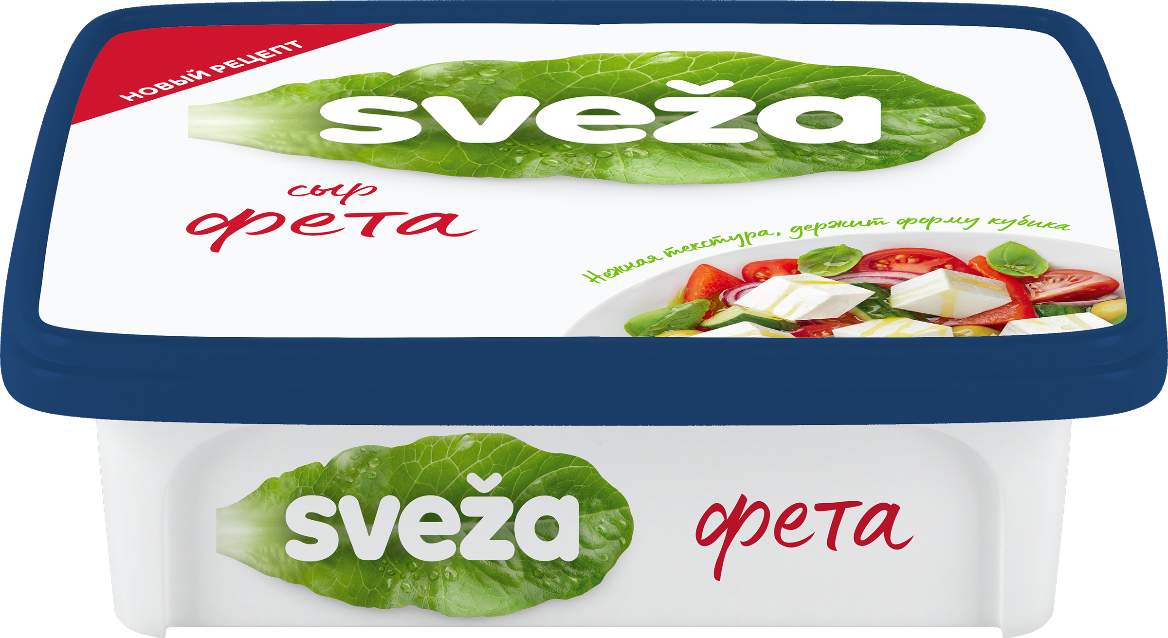 Изображение товара Мягкий сыр SVEZA Фета нежная 40% – классическая греческая фета 250г
