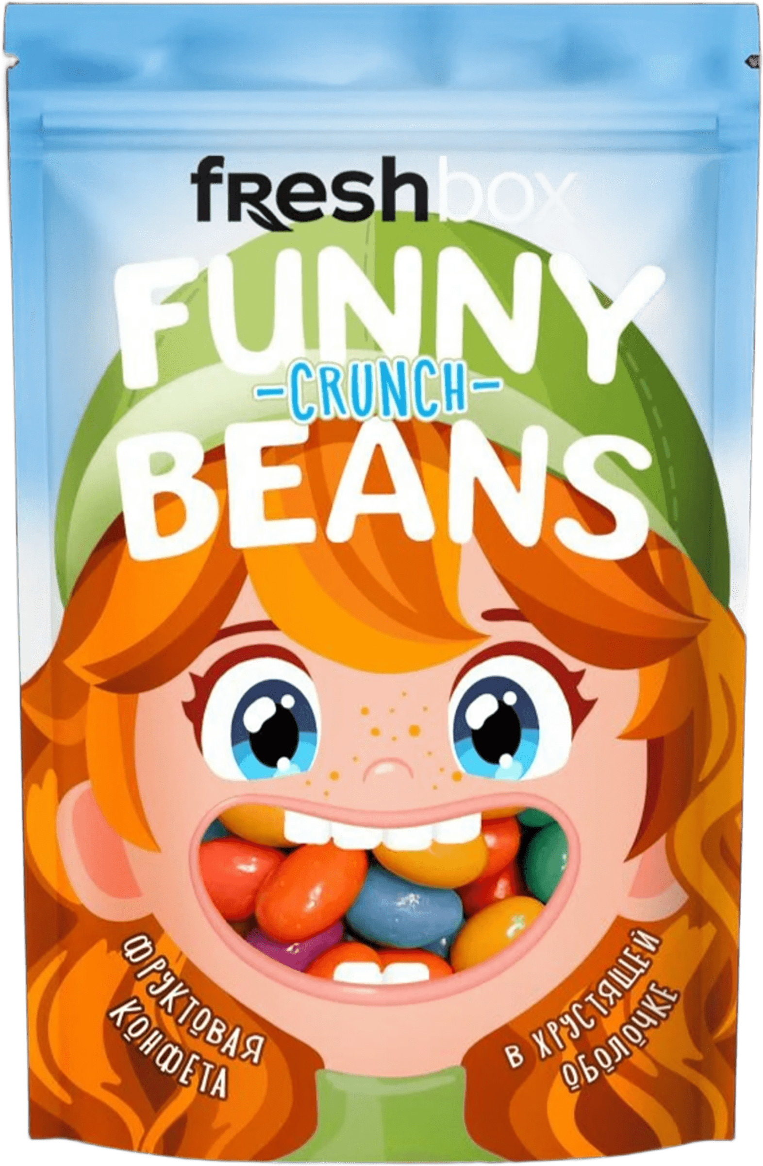 Изображение товара Жевательные конфеты FRESHBOX Beans Crunch с фруктовым вкусом, 30г Изображение товара Жевательные конфеты FRESHBOX Beans Crunch с фруктовым вкусом, 30г