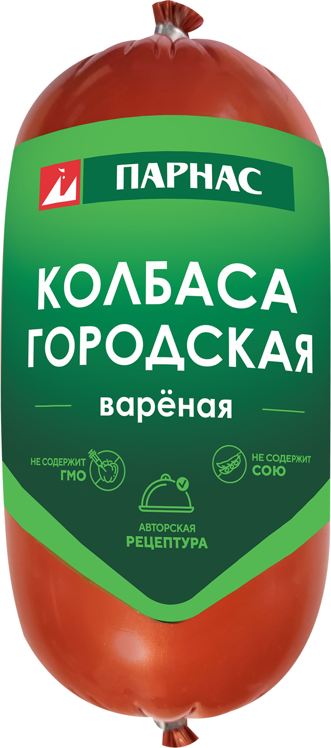 Изображение товара Колбаса вареная ПАРНАС Городская, 400г Изображение товара Колбаса вареная ПАРНАС Городская, 400г