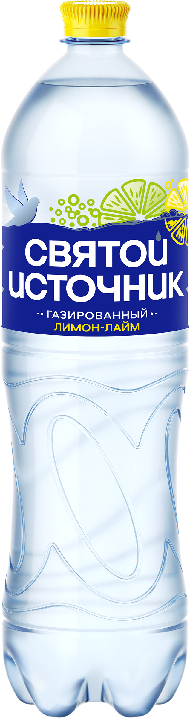 Изображение товара Газированная вода СВЯТОЙ ИСТОЧНИК лимон-лайм 1,5 л