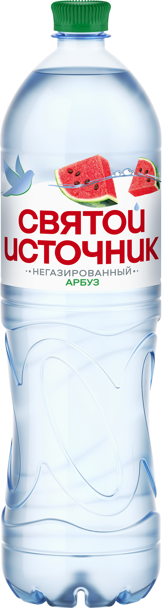 Изображение товара Вода СВЯТОЙ ИСТОЧНИК со вкусом арбуза, негазированная, 1.5л