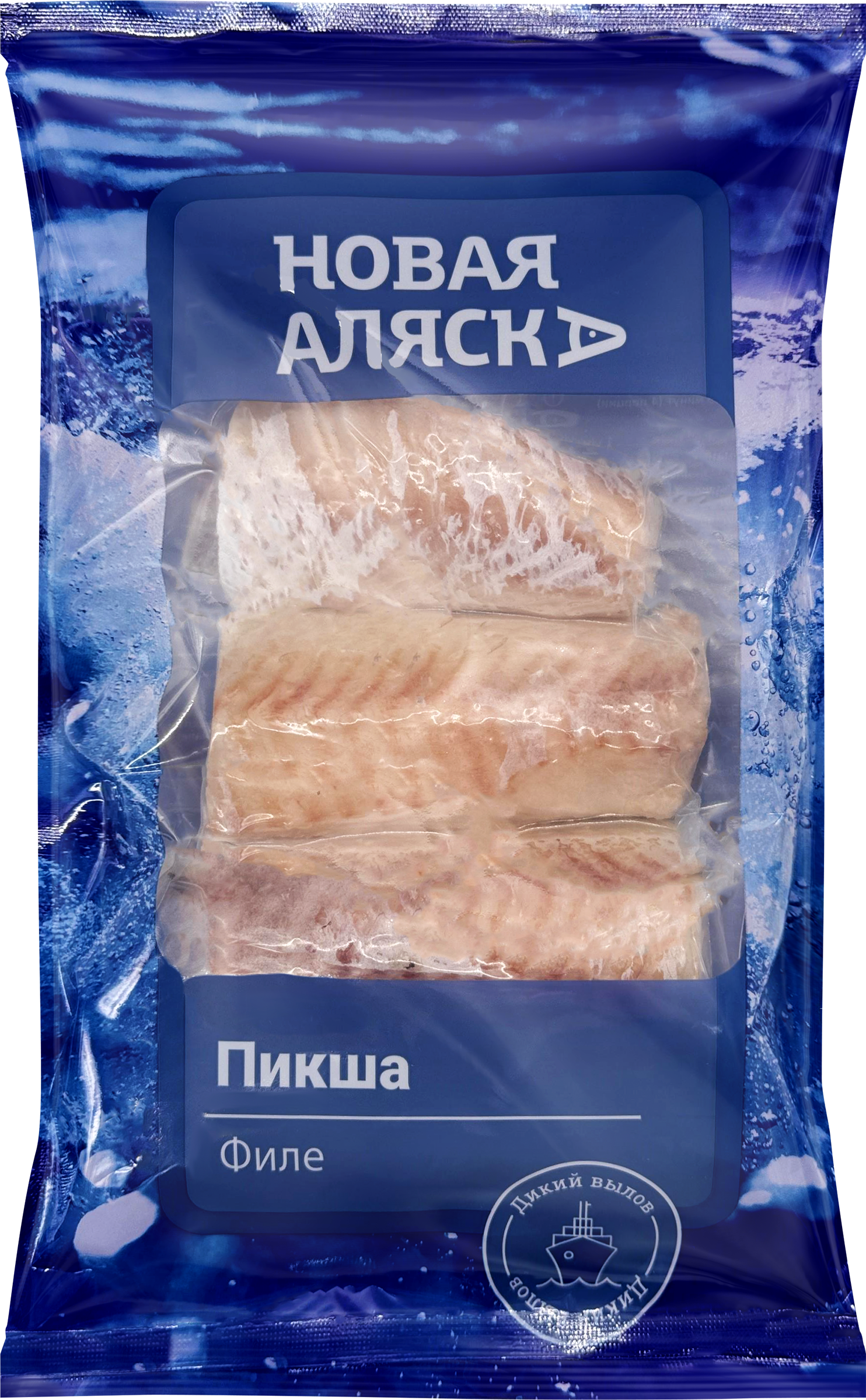 Изображение товара Пикша замороженная НОВАЯ АЛЯСКА филе без кожи, 400г Изображение товара Пикша замороженная НОВАЯ АЛЯСКА филе без кожи, 400г
