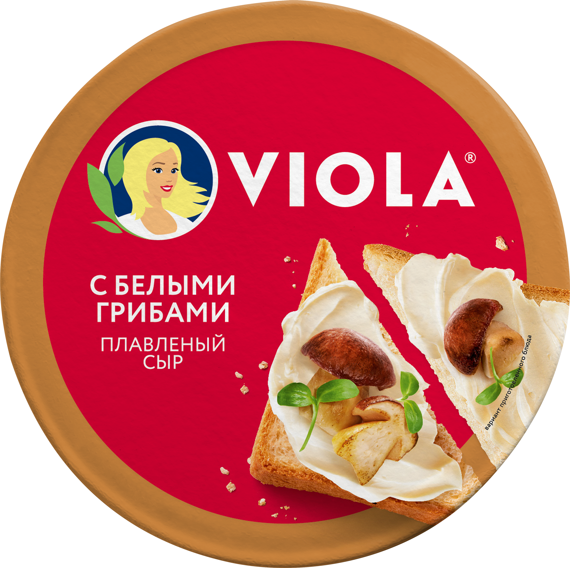 Изображение товара Плавленый сыр VIOLA с белыми грибами 35% - натуральный и ароматный Изображение товара Плавленый сыр VIOLA с белыми грибами 35% - натуральный и ароматный
