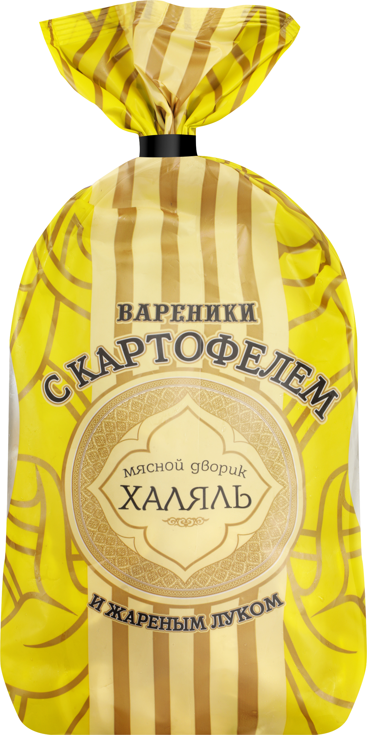 Изображение товара Вареники МЯСНОЙ ДВОРИК ХАЛЯЛЬ с картофелем и жареным луком, 600г