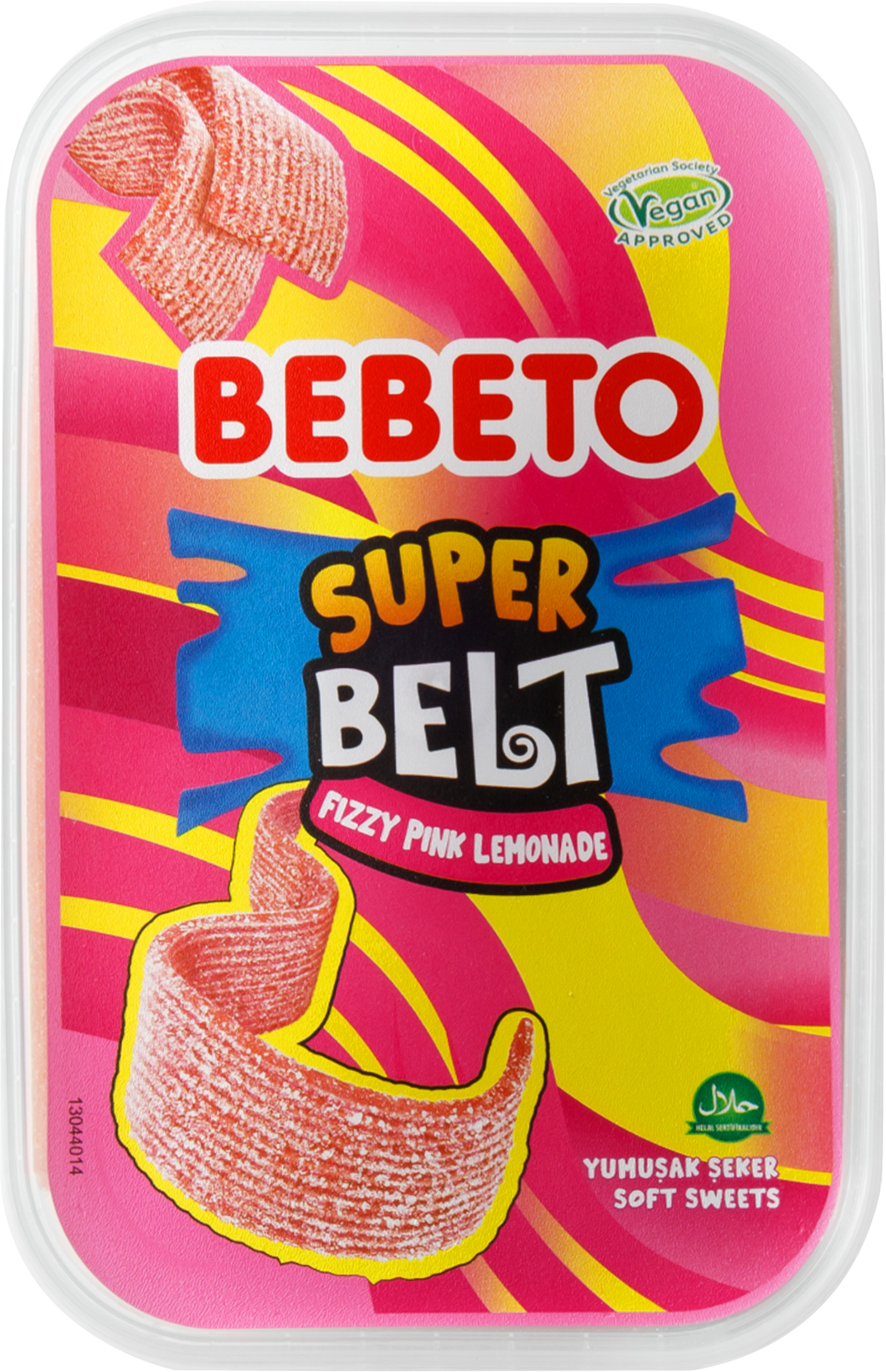 Изображение товара Мармелад BEBETO Super belt fizzy pink&lemonade с лимоном и клубникой 400г Изображение товара Мармелад BEBETO Super belt fizzy pink&lemonade с лимоном и клубникой 400г