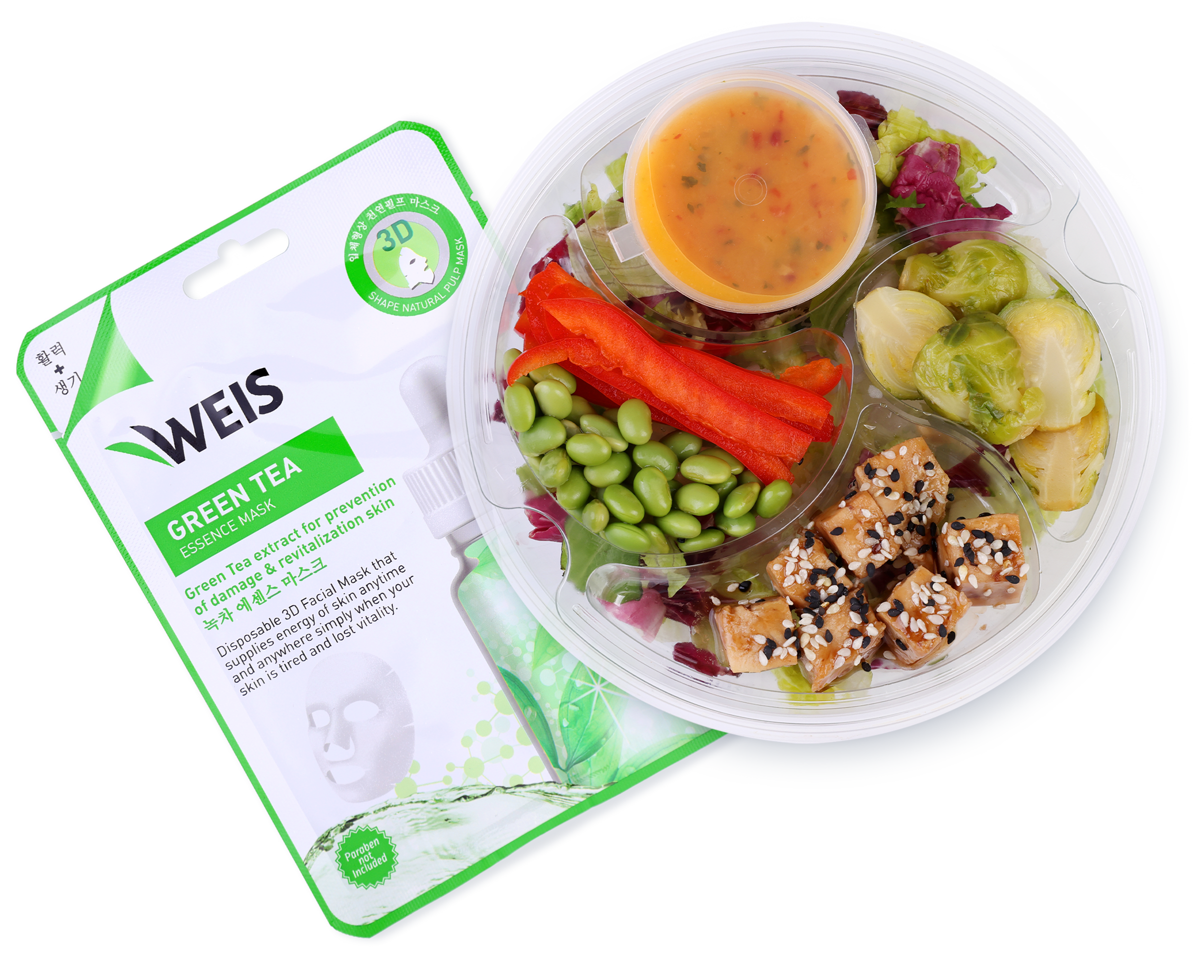 Изображение товара Боул с курицей в соусе терияки ЛЕНТА FRESH 135г - вкусное быстрое блюдо в упаковке
