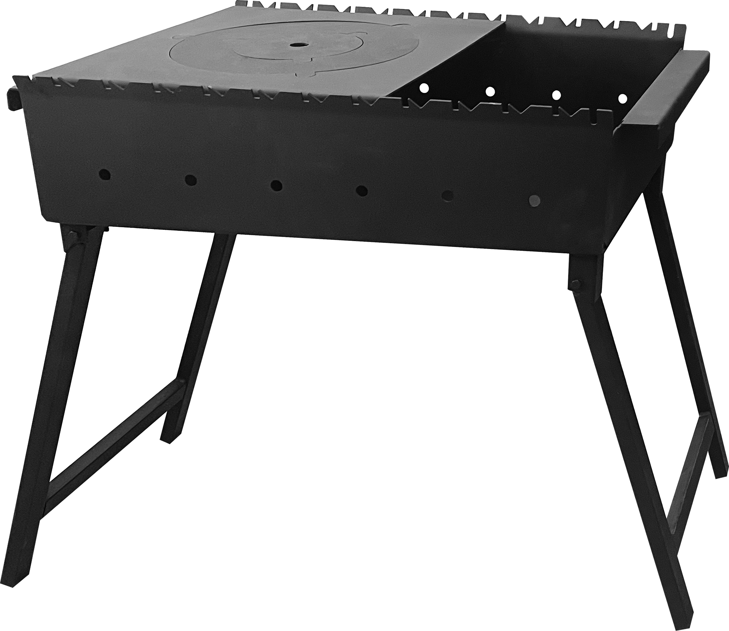 Изображение товара Мангал GIARDINO CLUB 68x37,5x68см с подставкой для посуды