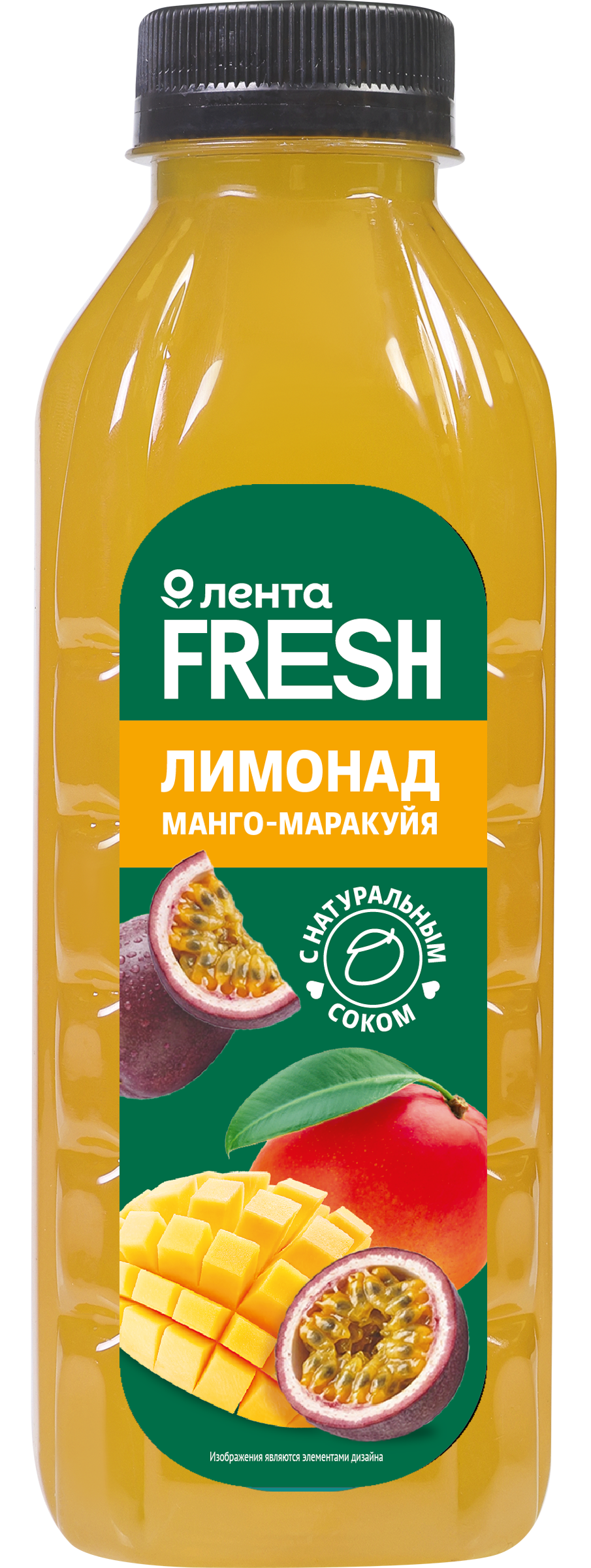 Изображение товара Лимонад ЛЕНТА FRESH Манго-маракуйя 1л - тропическая свежесть и насыщенный вкус