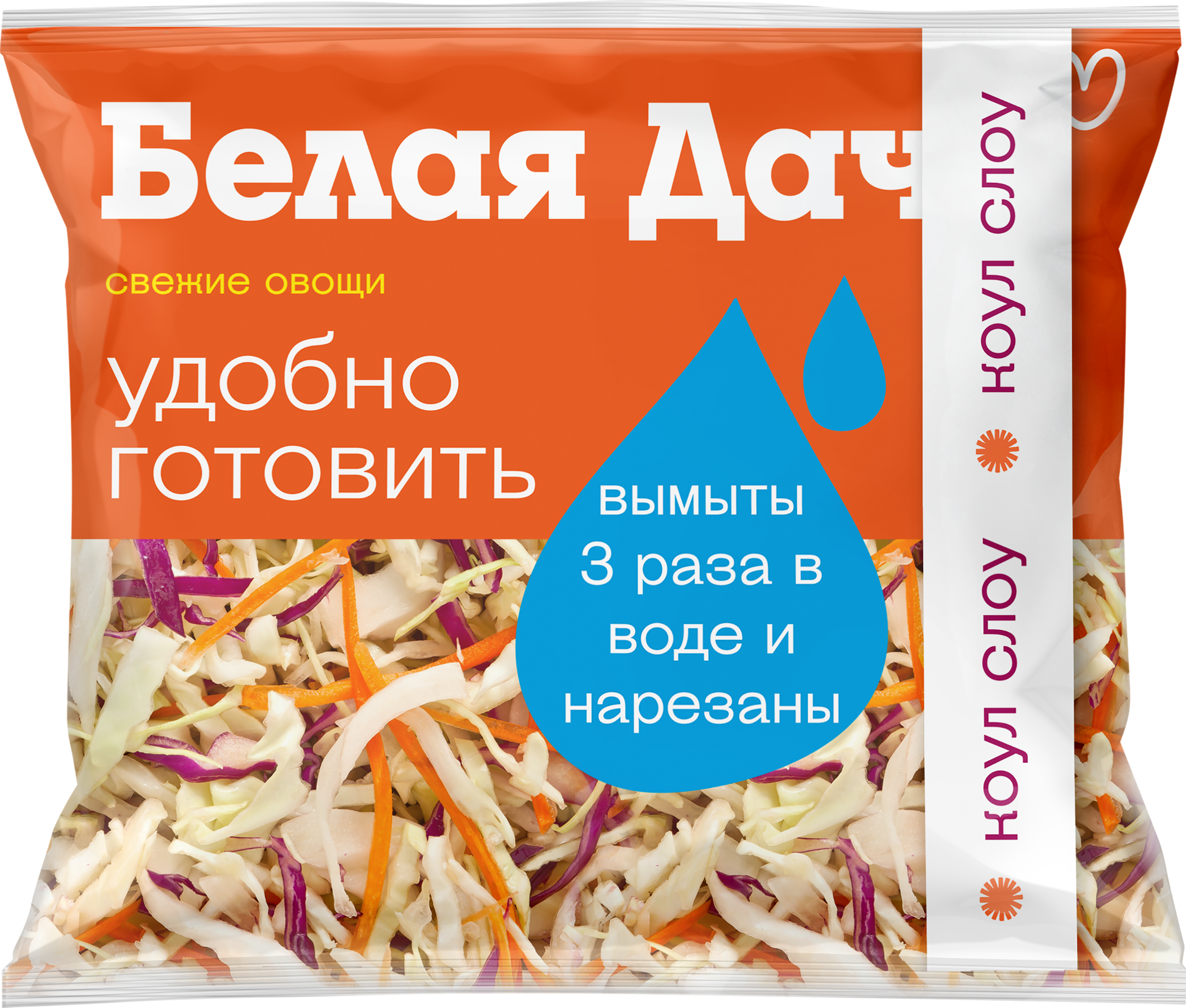 Изображение товара Салат БЕЛАЯ ДАЧА Коул-Слоу, 160г Изображение товара Салат БЕЛАЯ ДАЧА Коул-Слоу, 160г