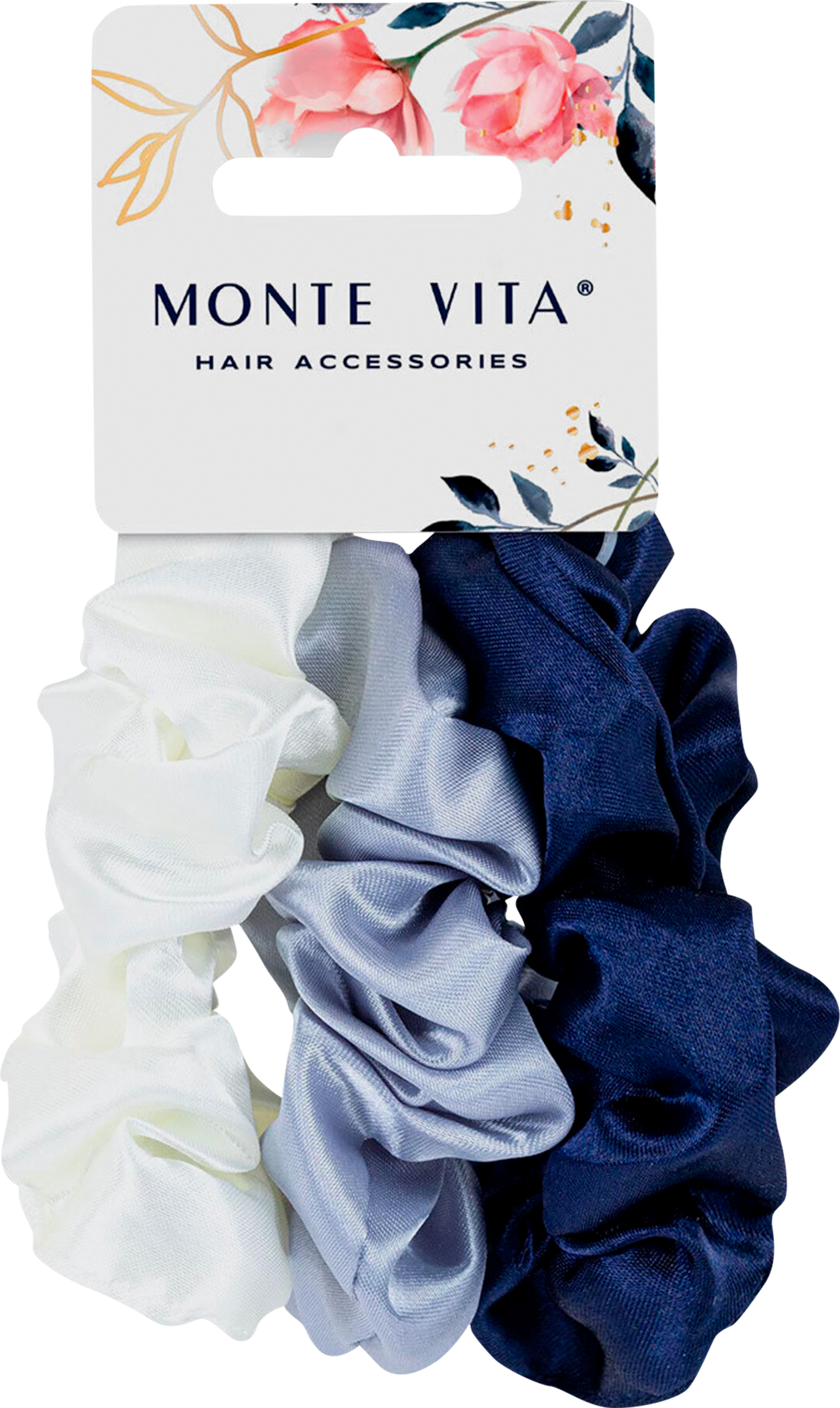 Изображение товара Набор резинок для волос MONTE VITA 3х19см, скранч, 3шт Изображение товара Набор резинок для волос MONTE VITA 3х19см, скранч, 3шт