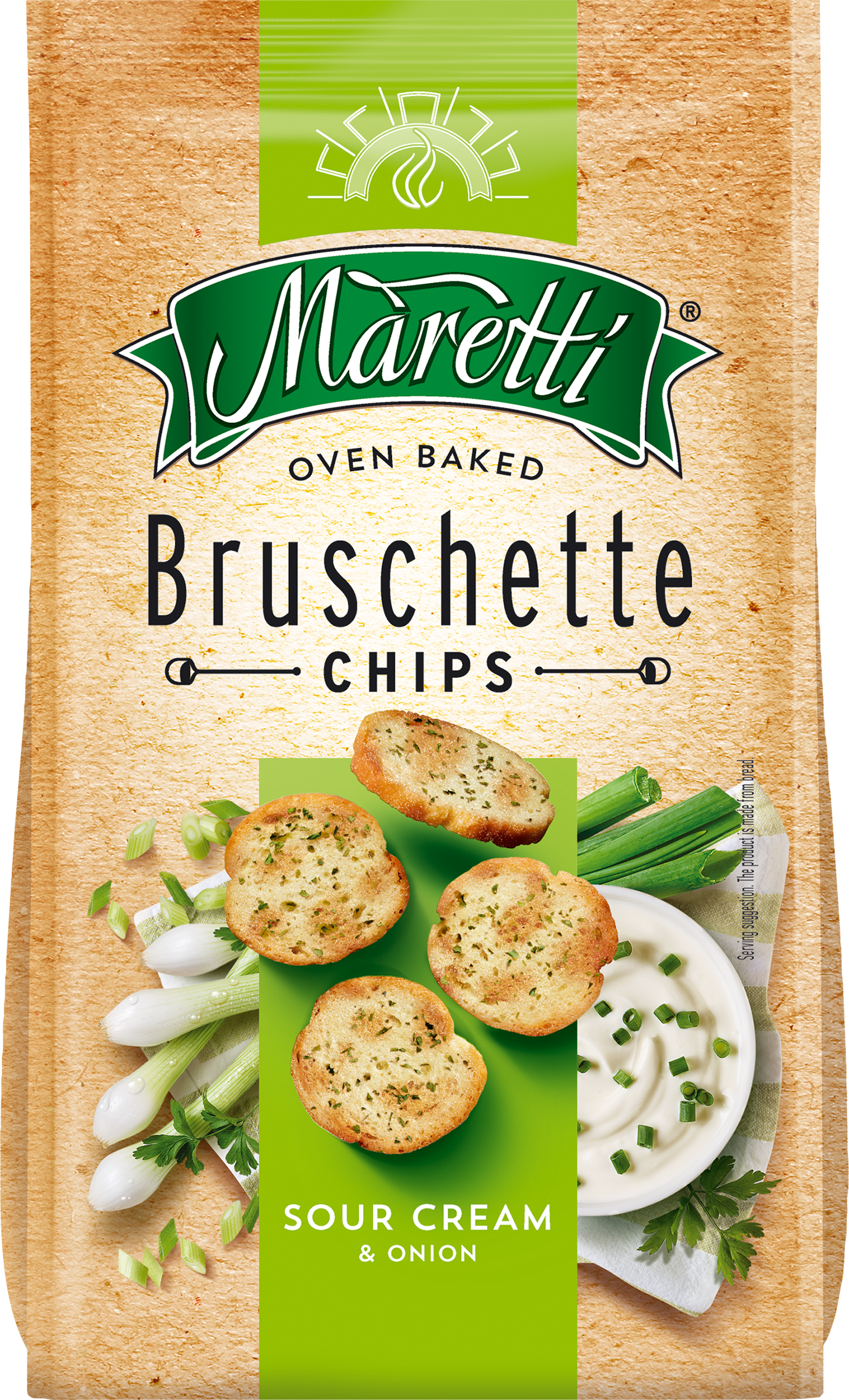 Изображение товара Сухарики пшеничные MARETTI Брускетти, со вкусом сметаны и лука, 80г Изображение товара Сухарики пшеничные MARETTI Брускетти, со вкусом сметаны и лука, 80г